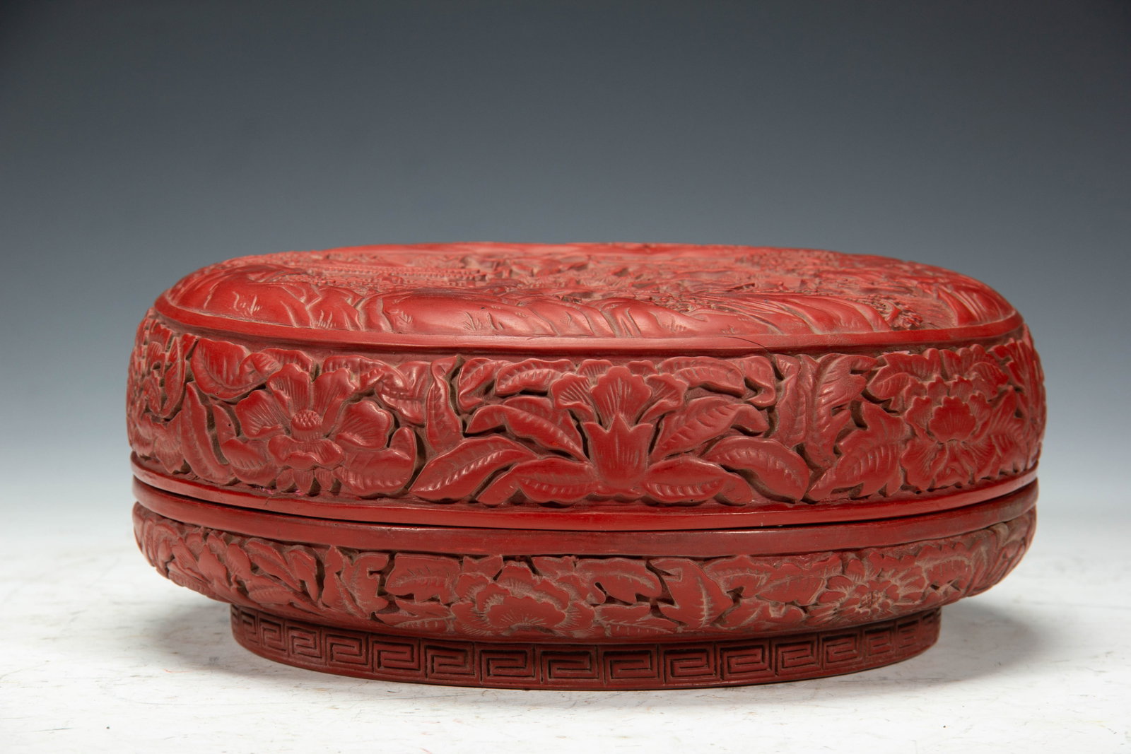 CHINESE CINNABAR LACQUER BOX - 3