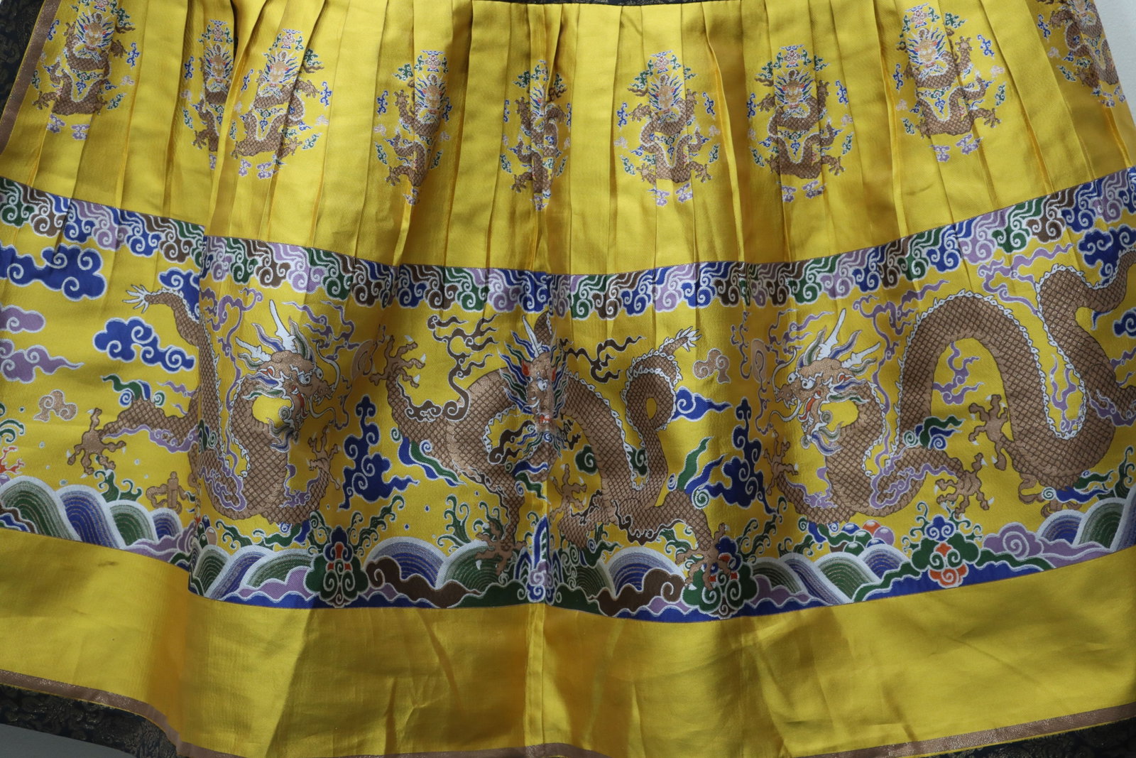 Silk Embroidery Cloud and Dragon Pattern Dragon Robe - 14