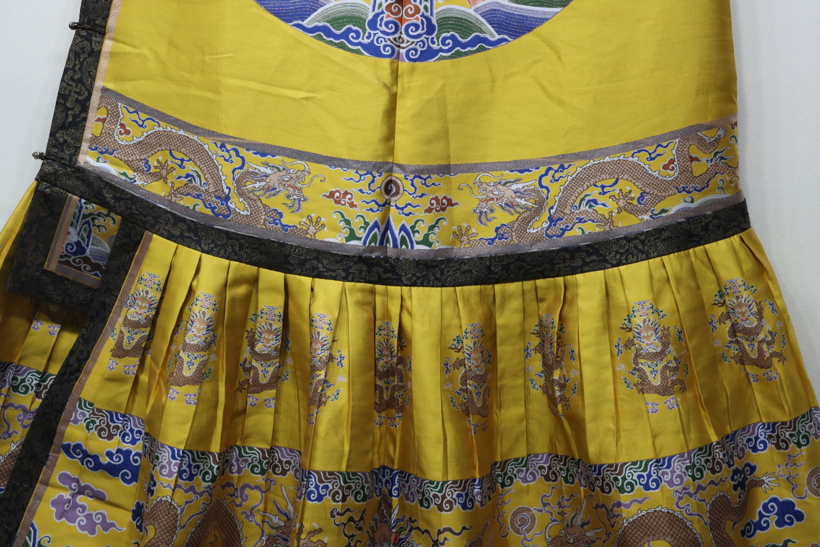 Silk Embroidery Cloud and Dragon Pattern Dragon Robe - 4