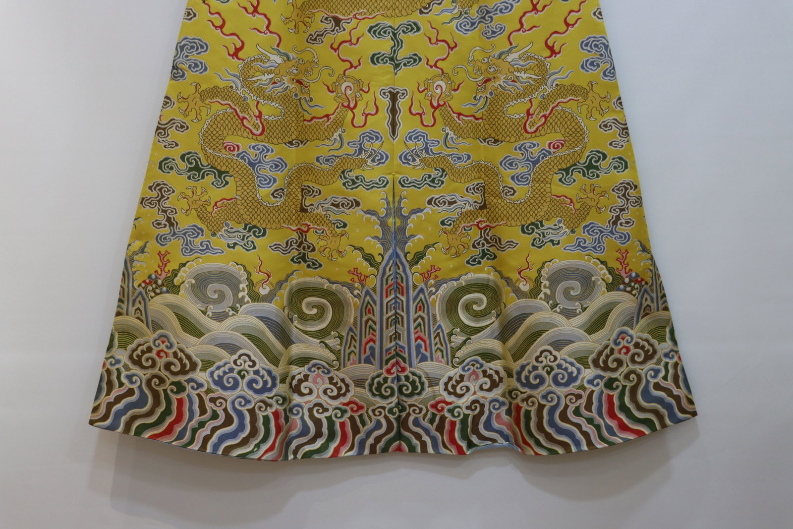 Silk Embroidery Cloud and Dragon Pattern Dragon Robe - 3