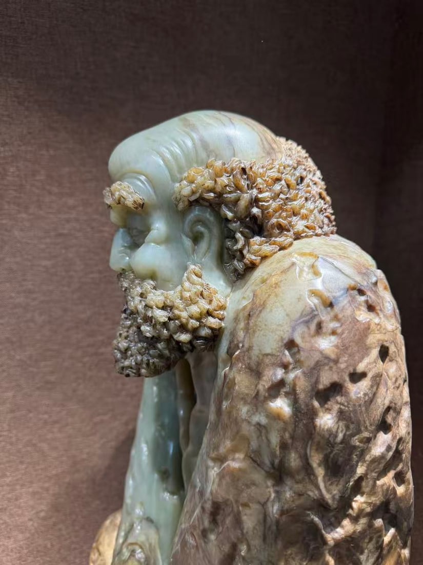 Jade Arhat Figure - 16