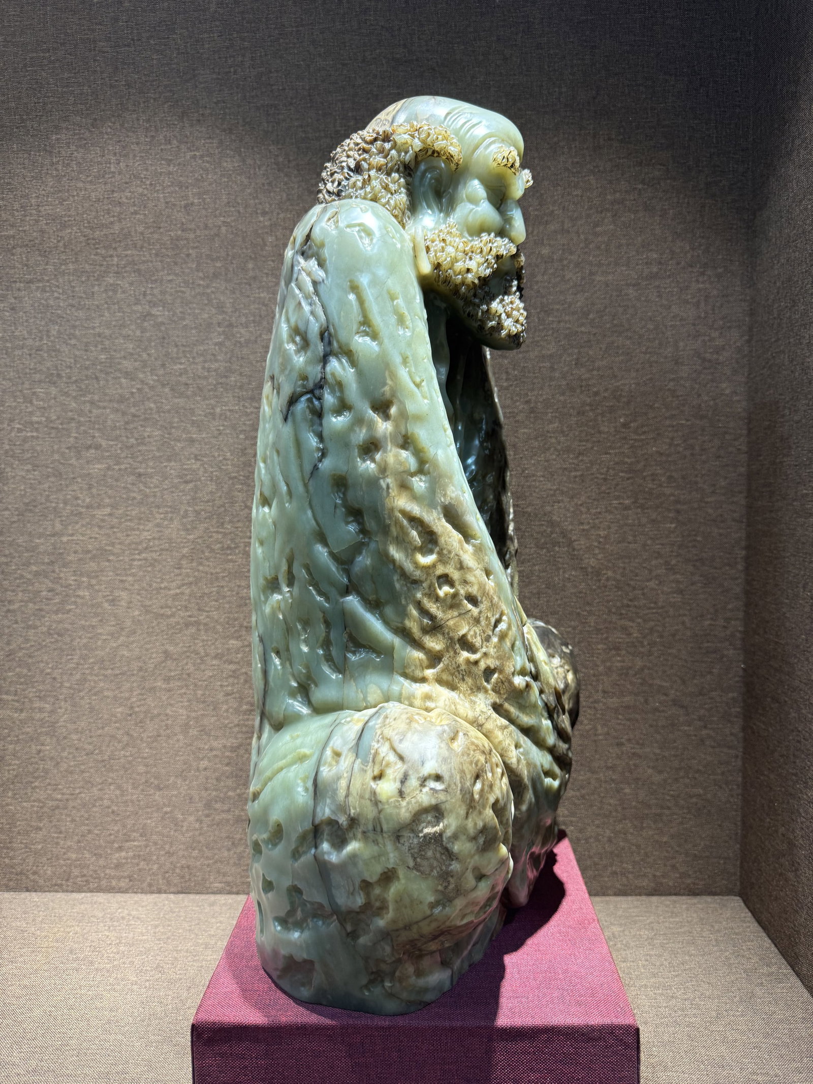 Jade Arhat Figure - 7