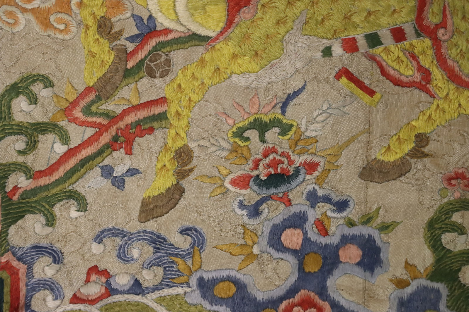 Silk Embroidery Kirin Pattern Buzi - 7