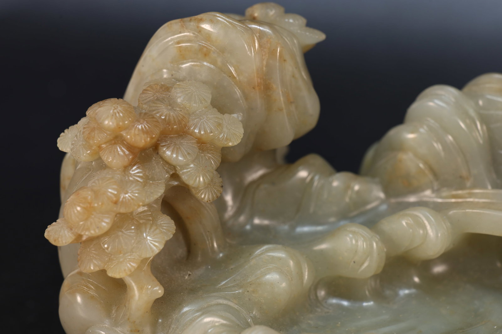 Jade Carved Landscape Shape Figure - 2