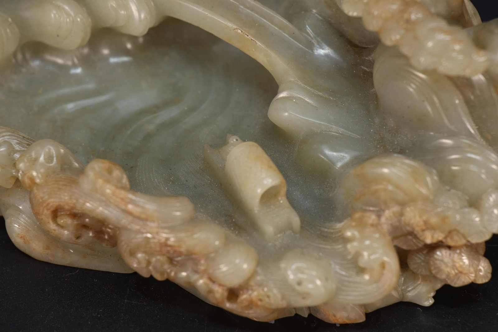 Jade Carved Landscape Shape Figure - 5