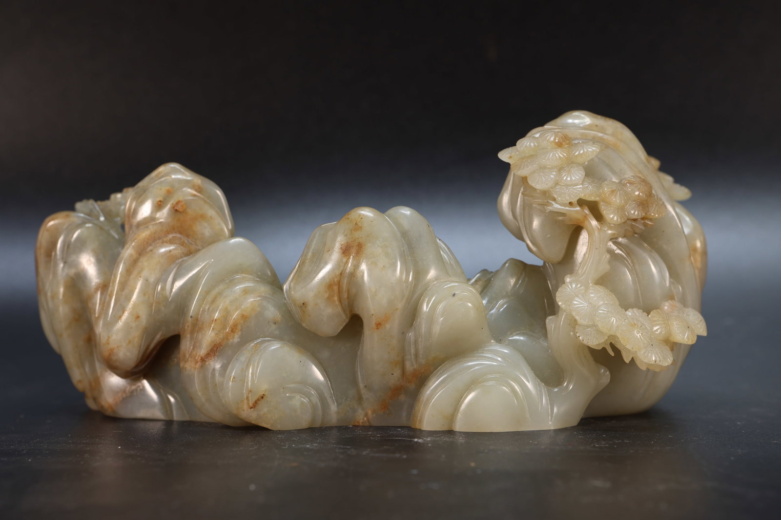 Jade Carved Landscape Shape Figure - 7