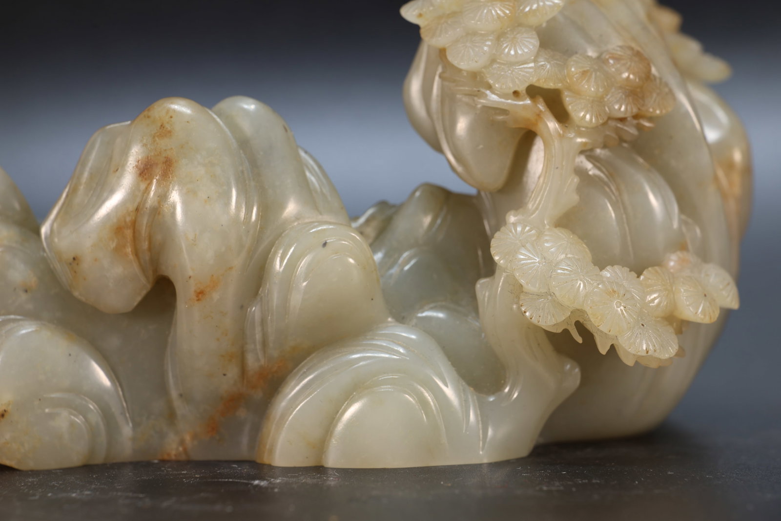 Jade Carved Landscape Shape Figure - 8