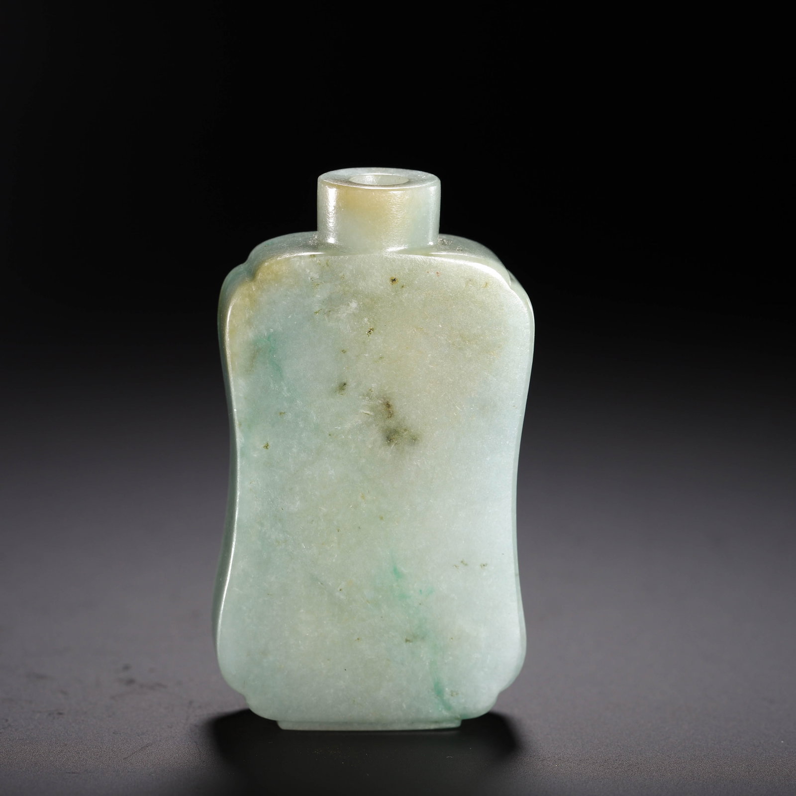 A CHINESE JADEITE SNUFF BOTTLE - 5