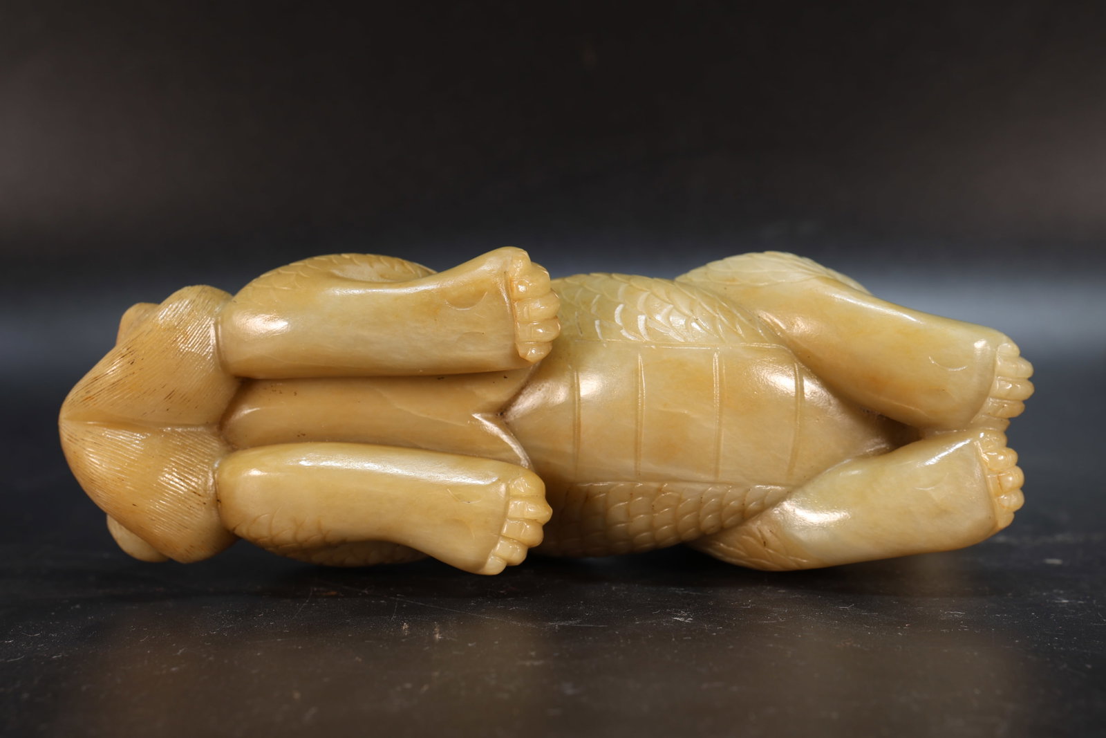 Jade Carved Kirin Shape Figure - 12