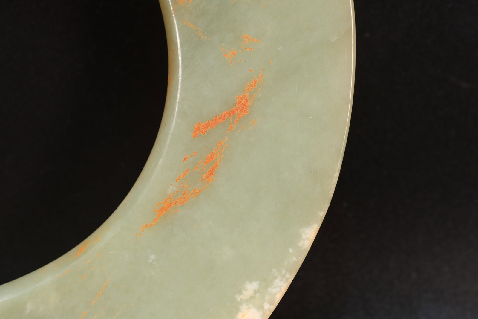Jade Carved Bird Pattern Bi - 4