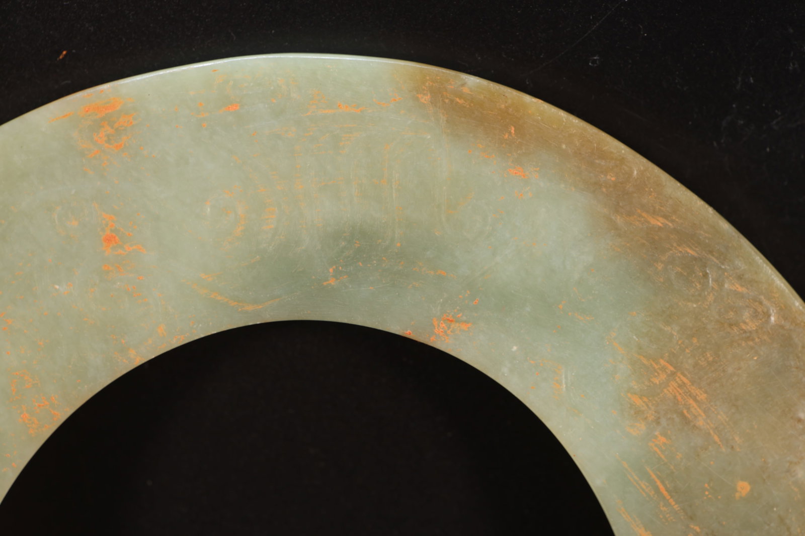 Jade Carved Bird Pattern Bi - 7