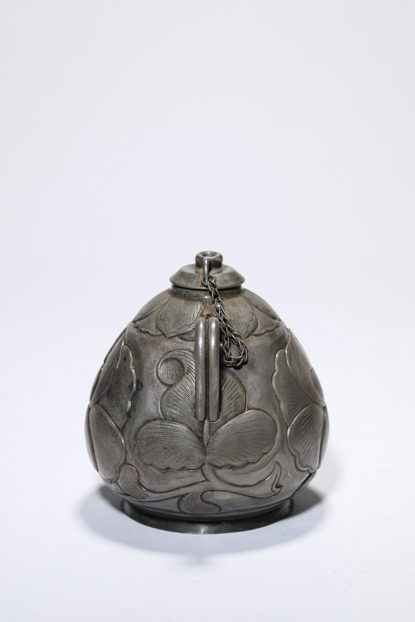 A SILVER POT - 4