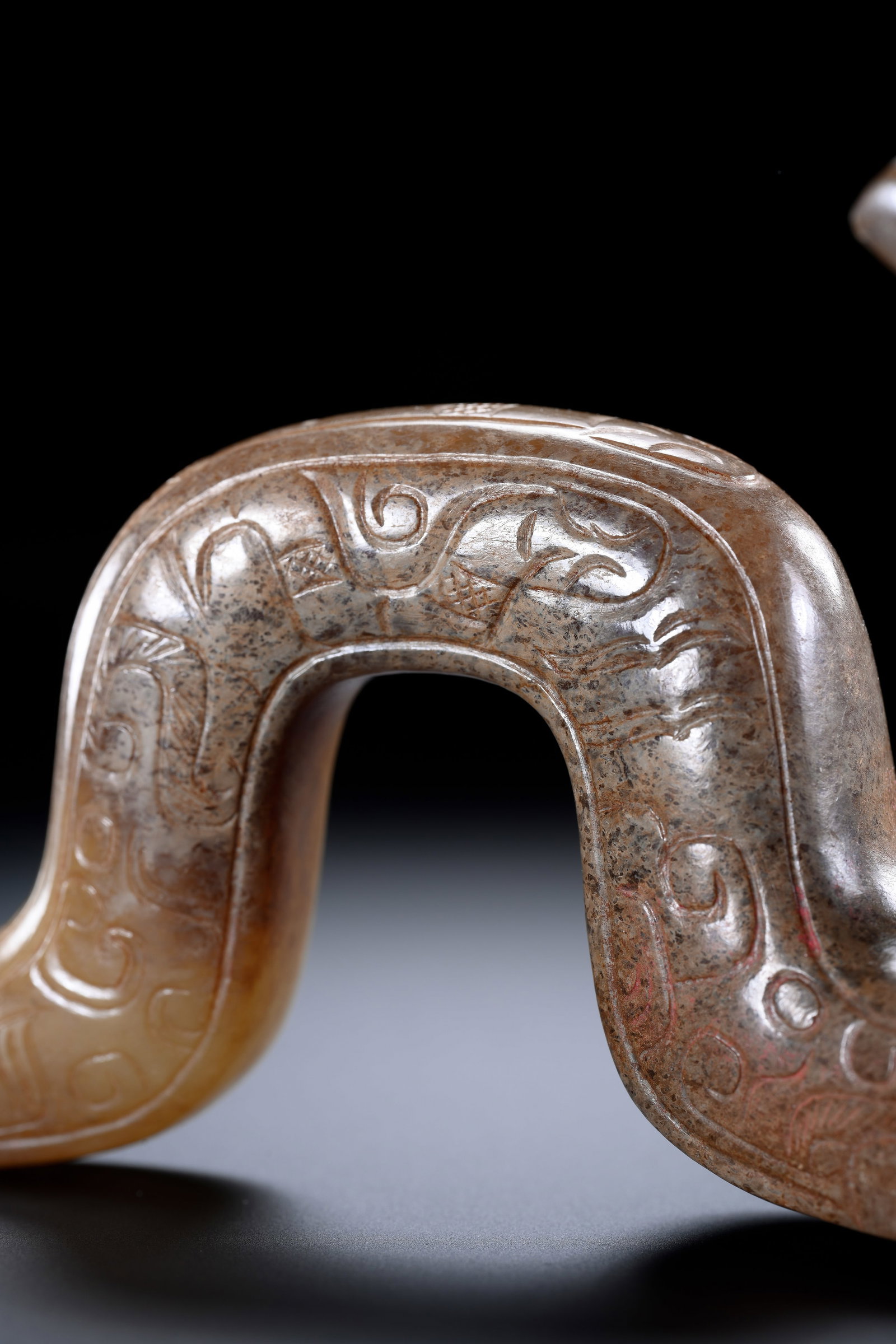 A JADE 'AUSPICIOUS BEAST' - 8