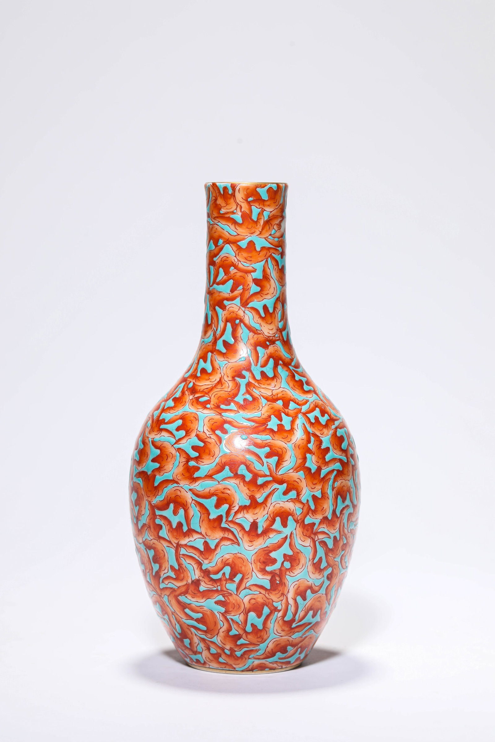 A 'MYRIAD BATS' VASE: A 'MYRIAD BATS' VASE Description: Dimensions: Width: 9.7 cm x Height: 20.3 cm. All measurements are approximate.