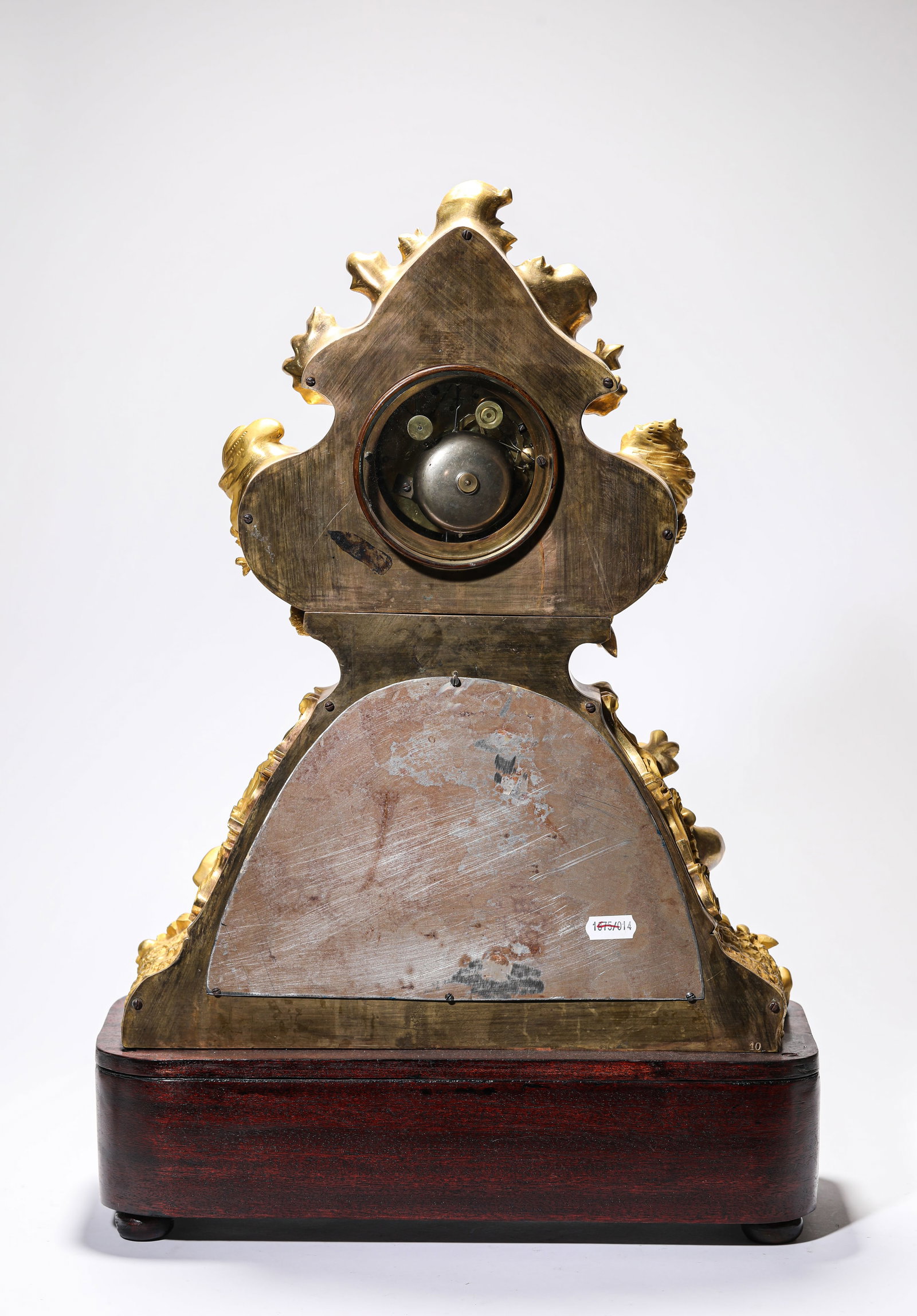 A GILT-BRONZE AUTOMATON CLOCK - 6