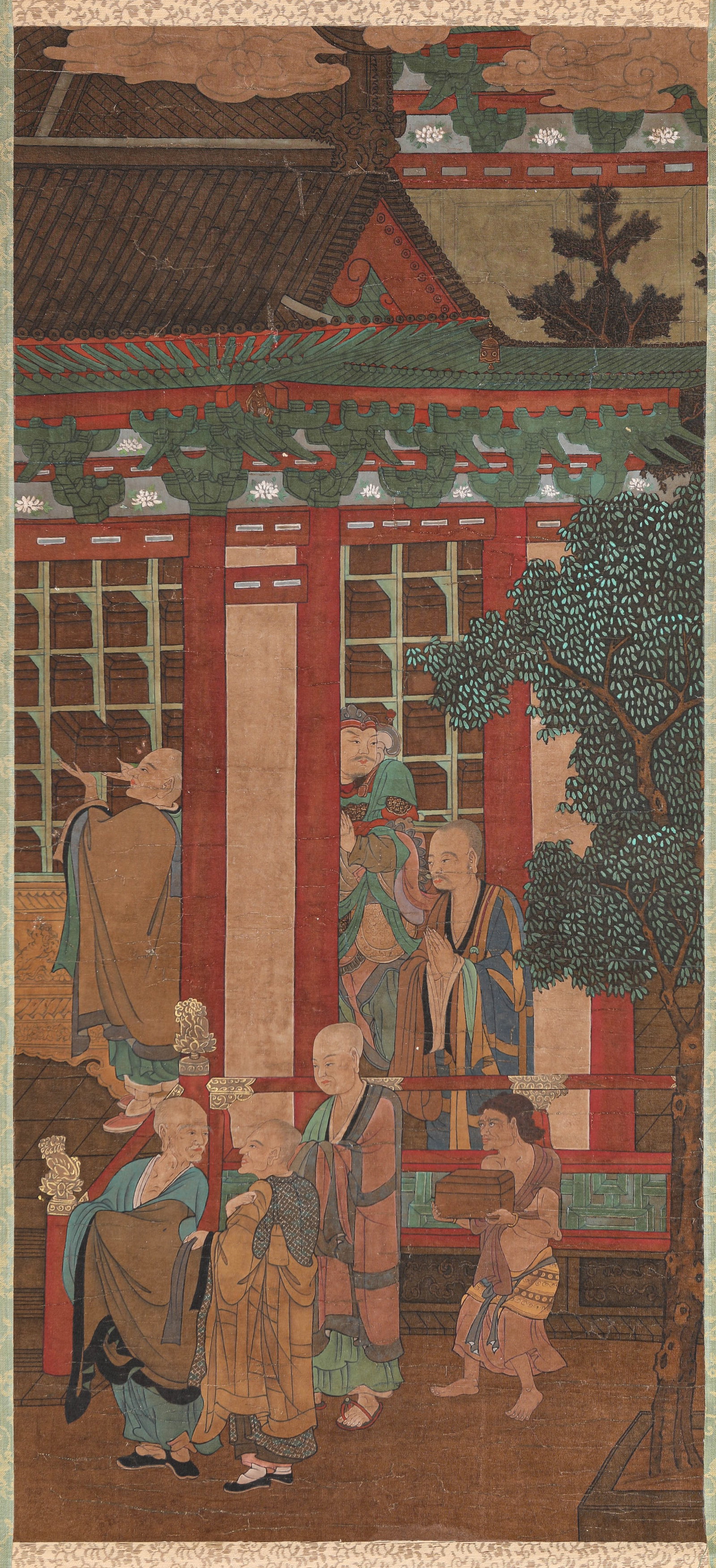 ANONYMOUS, ATTRIBUTED TO, ARHAT: ANONYMOUS, ATTRIBUTED TO, ARHAT Description: Dimensions: Width: 42 cm x Height: 91 cm. All measurements are approximate.