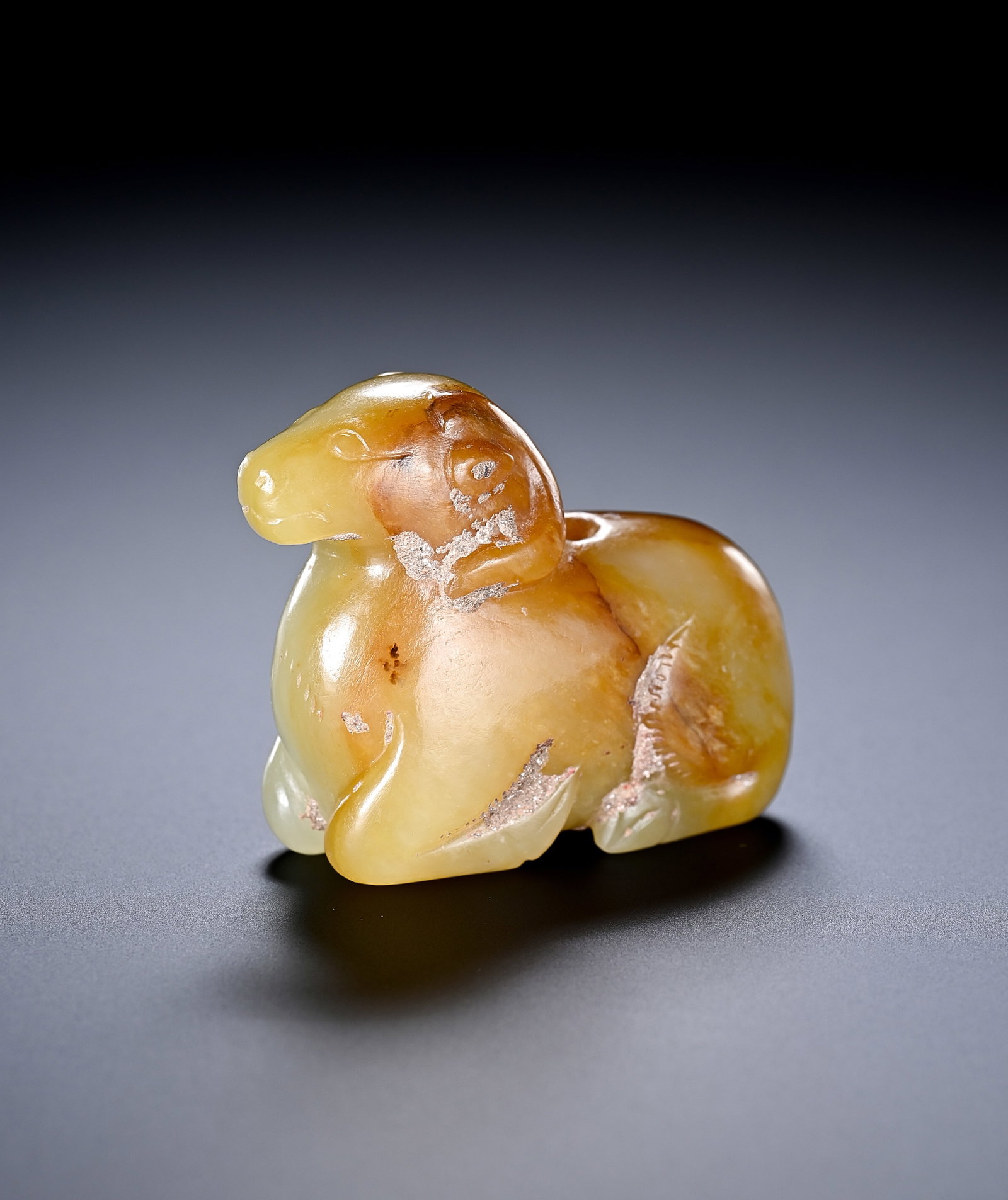 A JADE 'AUSPICIOUS BEAST' (1 of 7)