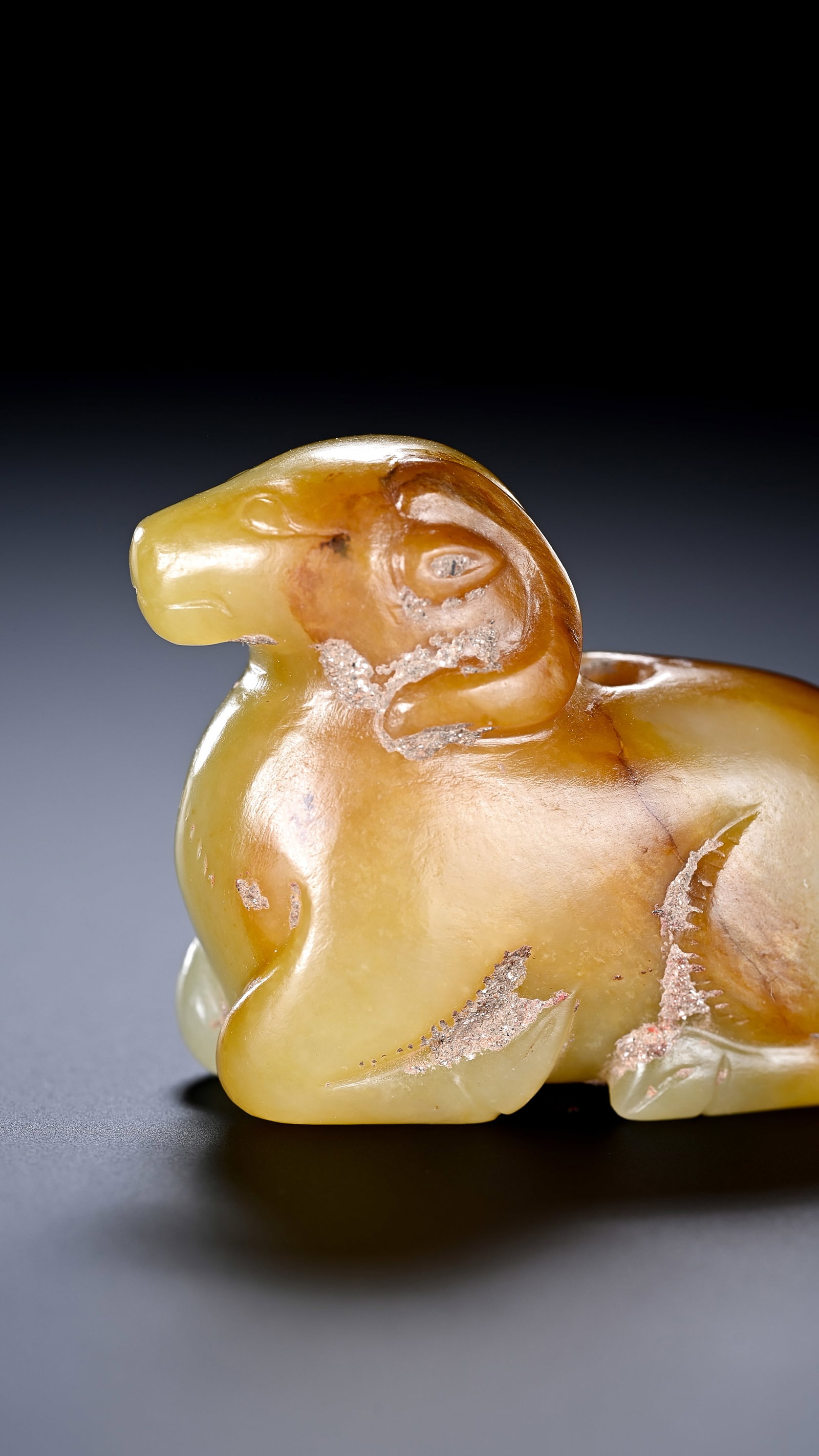 A JADE 'AUSPICIOUS BEAST' - 5