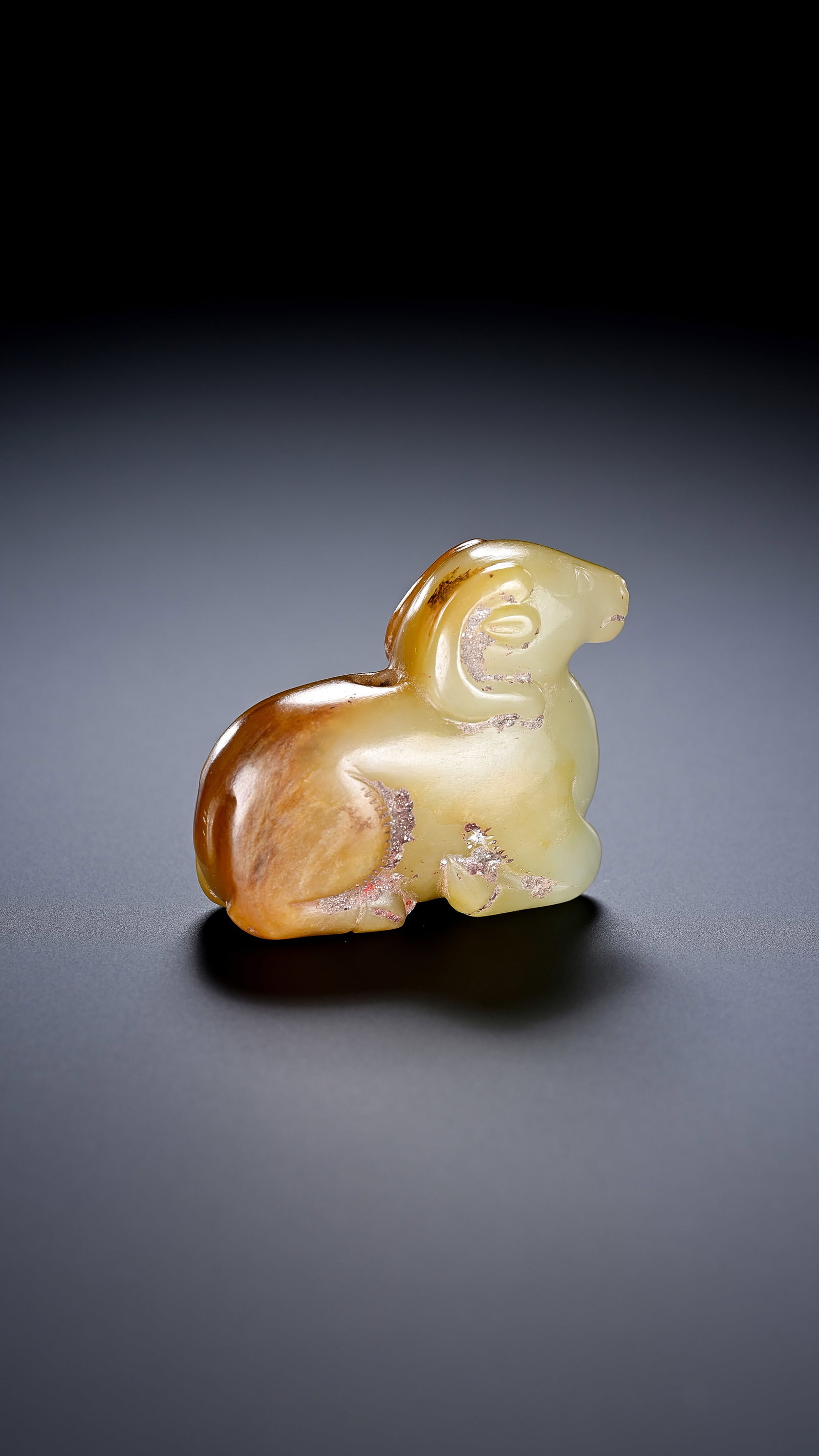 A JADE 'AUSPICIOUS BEAST' - 7