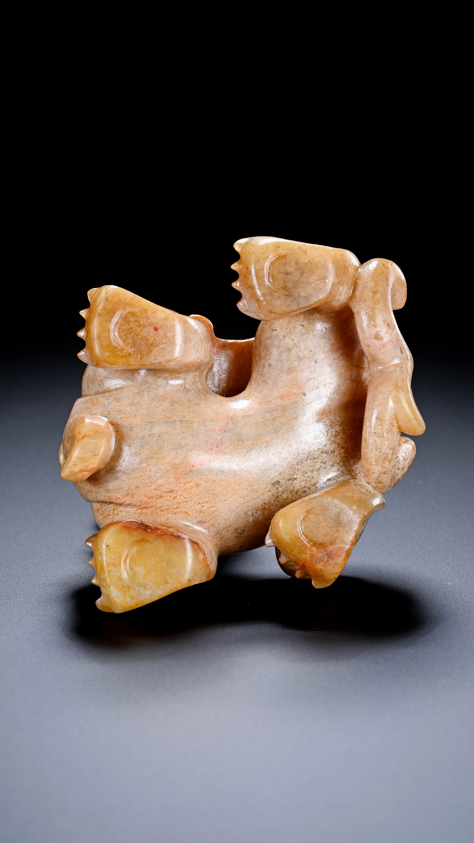 A JADE 'AUSPICIOUS BEAST' - 5