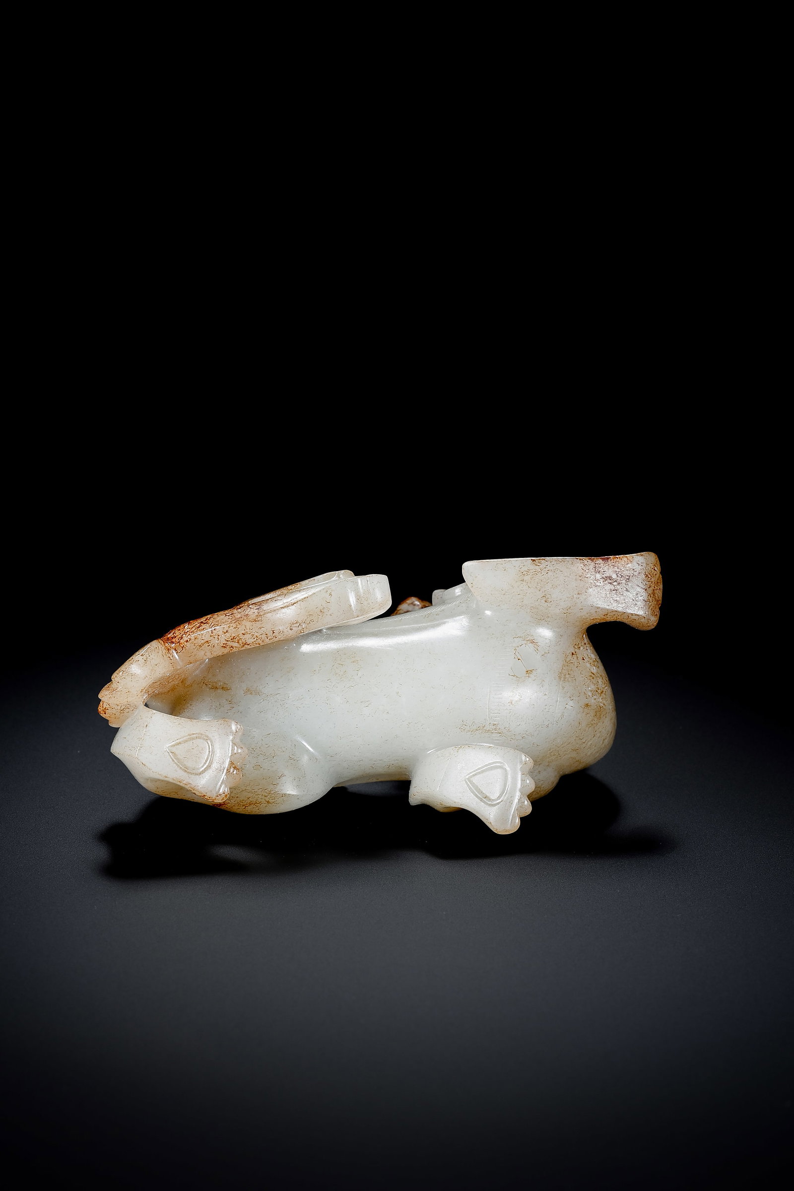 A JADE 'AUSPICIOUS BEAST' - 2