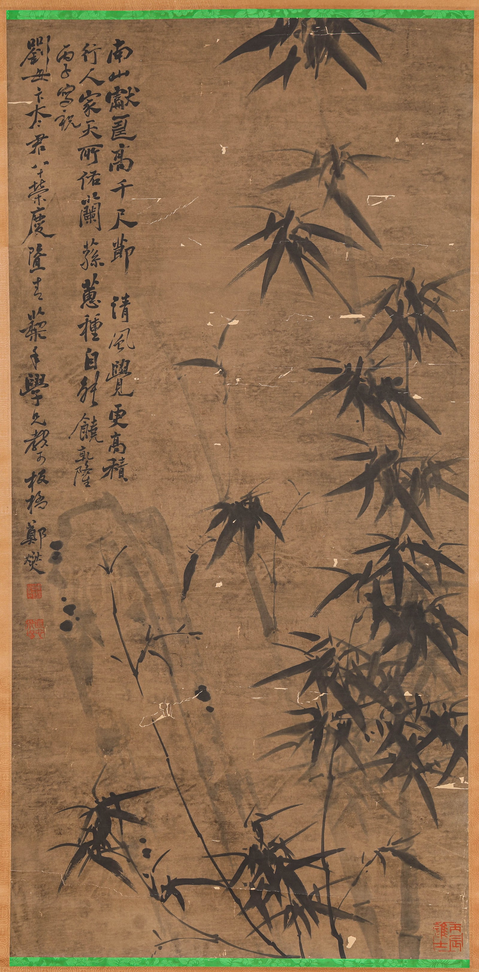 ZHENG XIE (1693-1765), ATTRIBUTED TO, BAMBOO AND ROCKS (1 of 6)