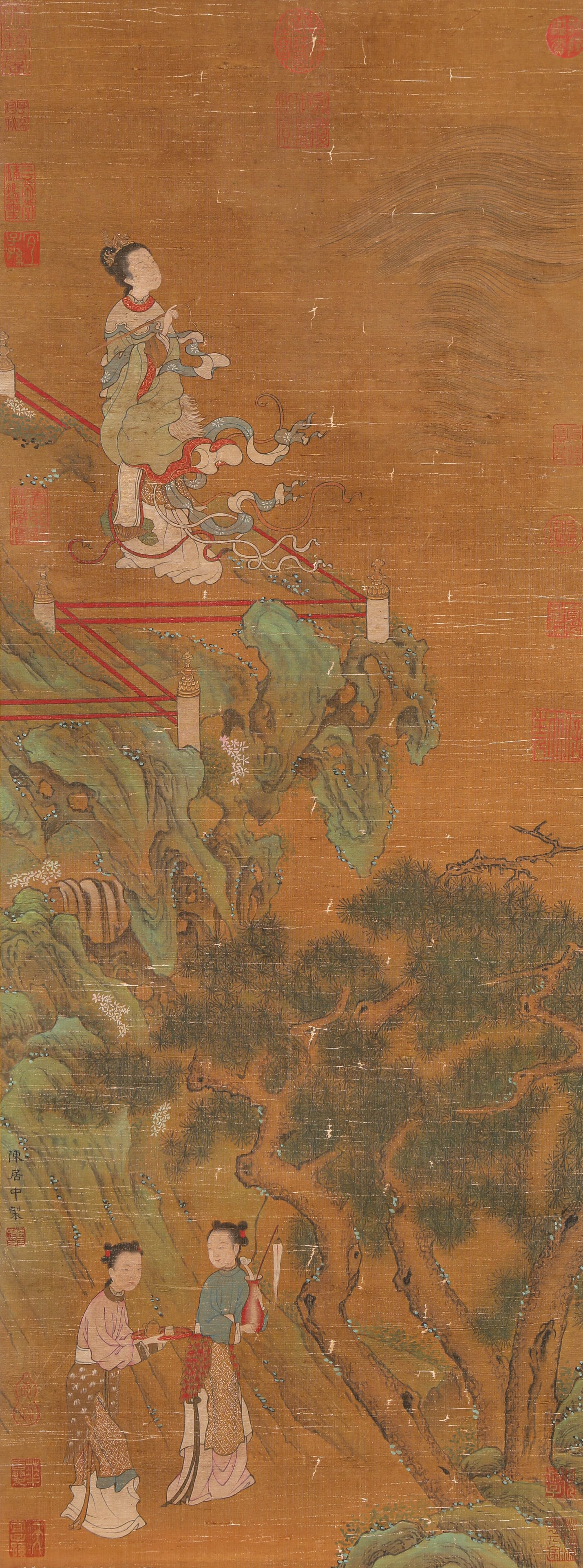 CHEN JUZHONG (ACT. 12TH CENTURY), ATTRIBUTED TO, FIGURE NARRATIVE (1 of 7)