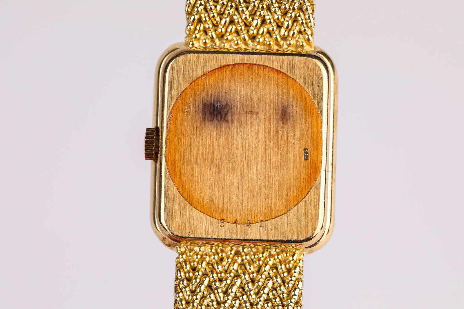 A CHOPARD GOLD WRISTWATCH - 3