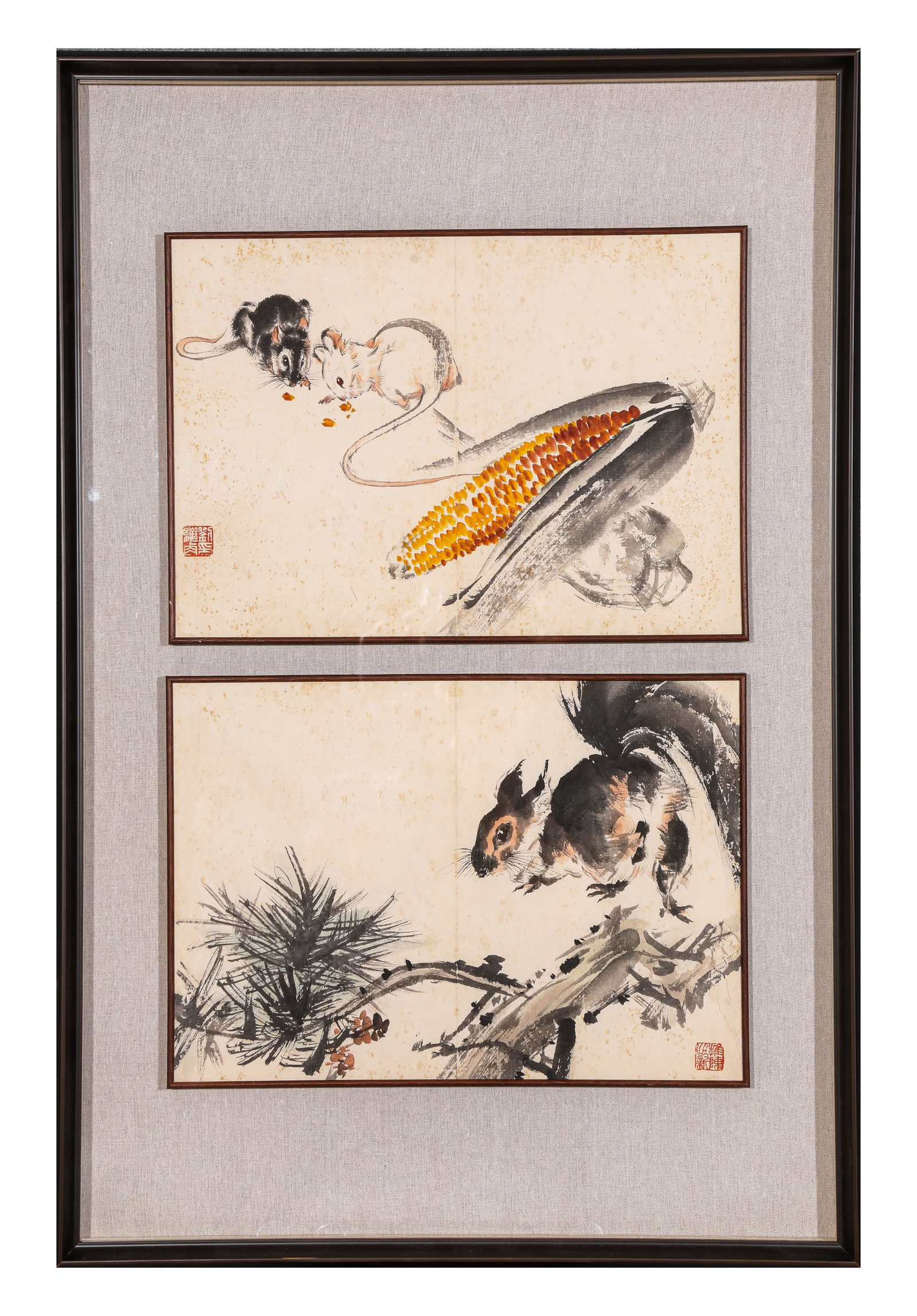 LIU JIYOU (1918-1983), ATTRIBUTED TO, AUTUMN HARVEST: LIU JIYOU (1918-1983), ATTRIBUTED TO, AUTUMN HARVEST Description: Dimensions: Width: 44 cm x Height: 66 cm. All measurements are approximate.