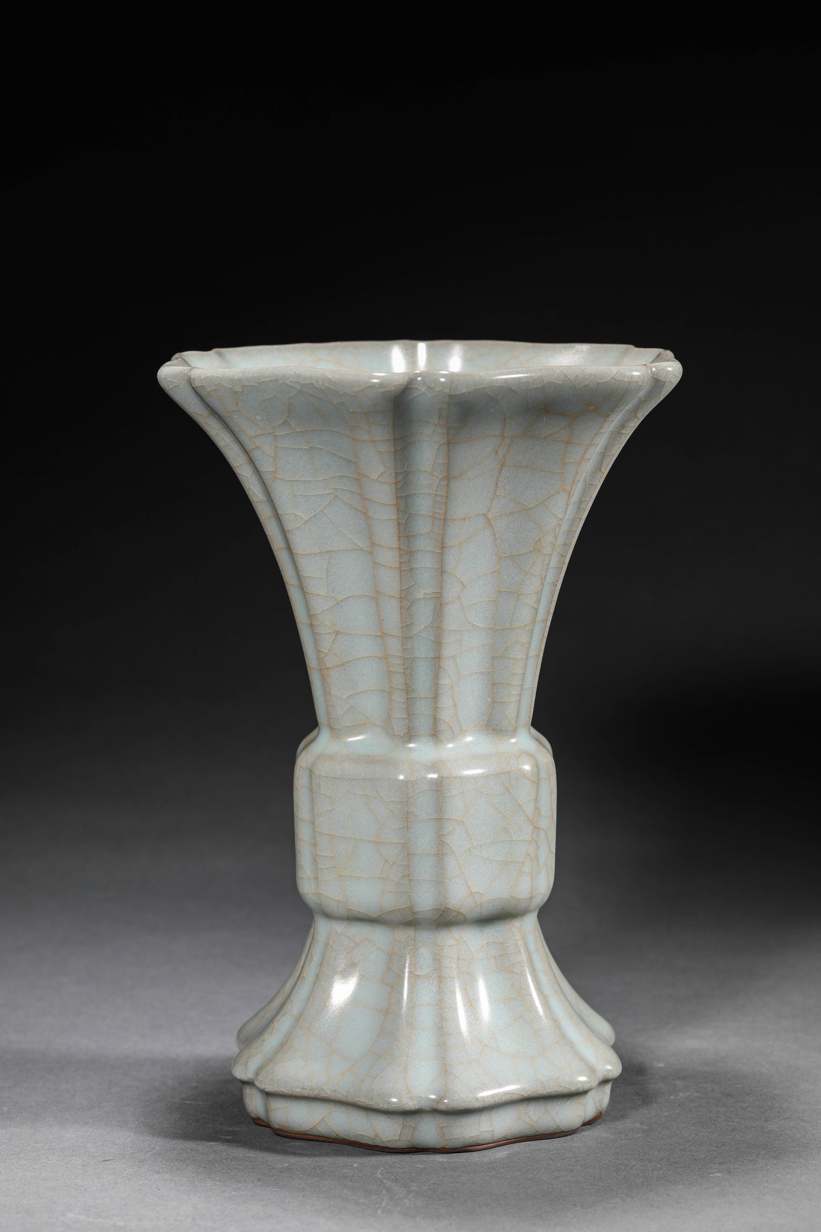 A GE WARE GU VASE - 5