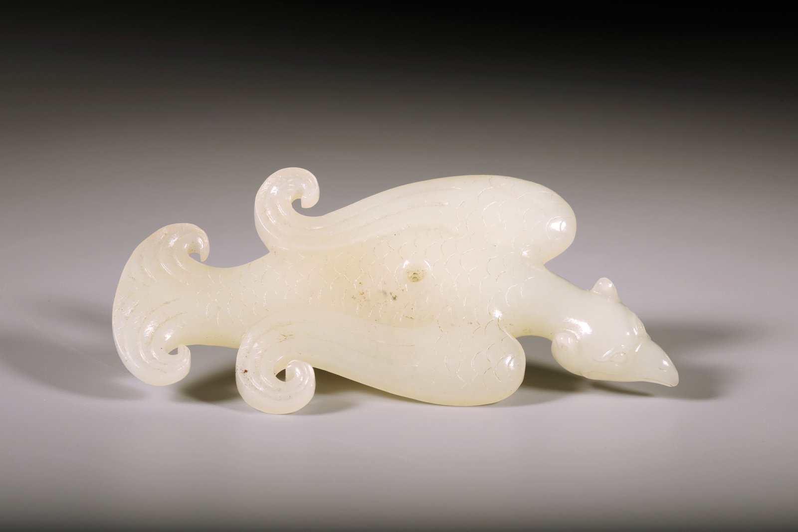 A WHITE JADE 'PHOENIX' PENDANT - 4