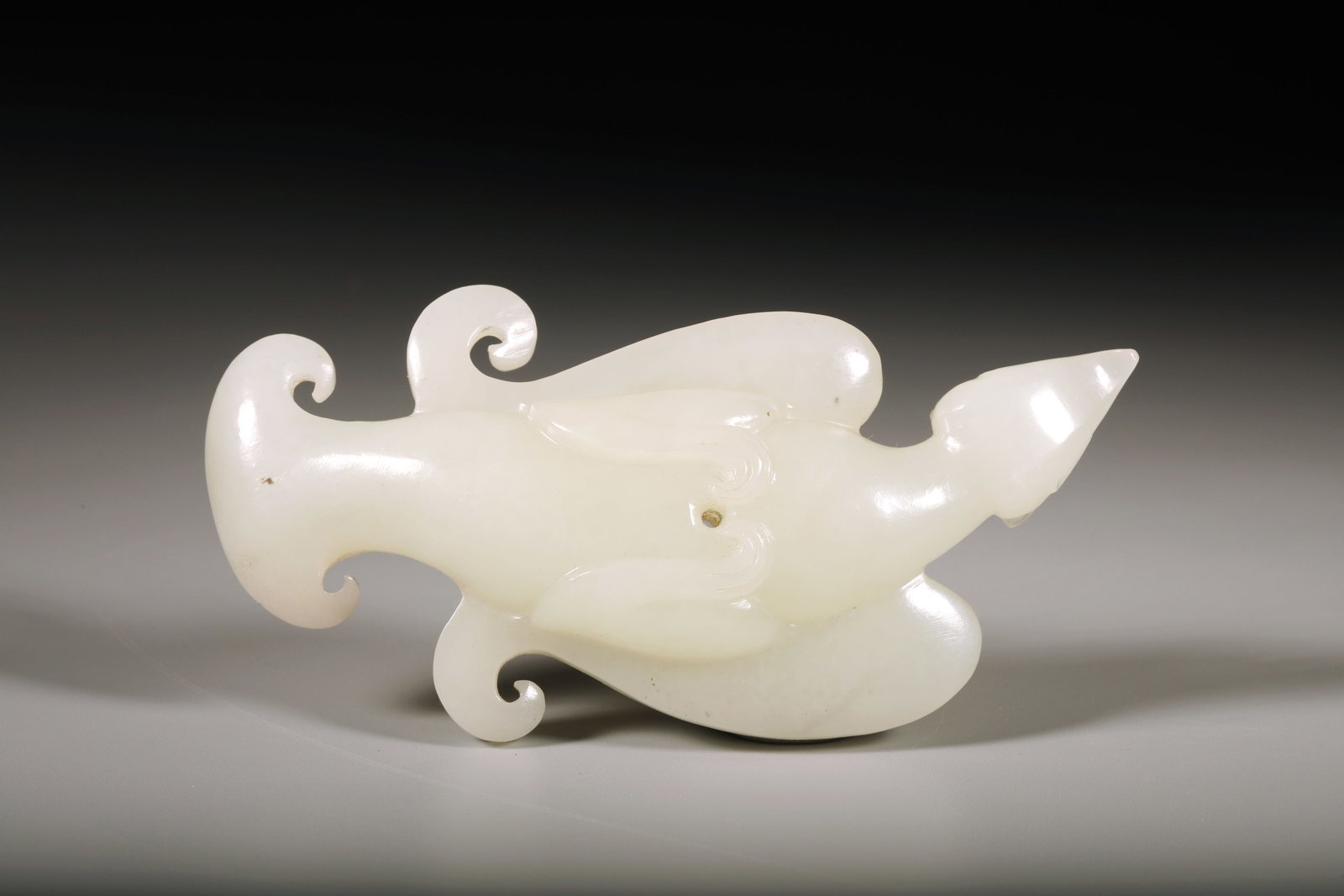 A WHITE JADE 'PHOENIX' PENDANT - 5