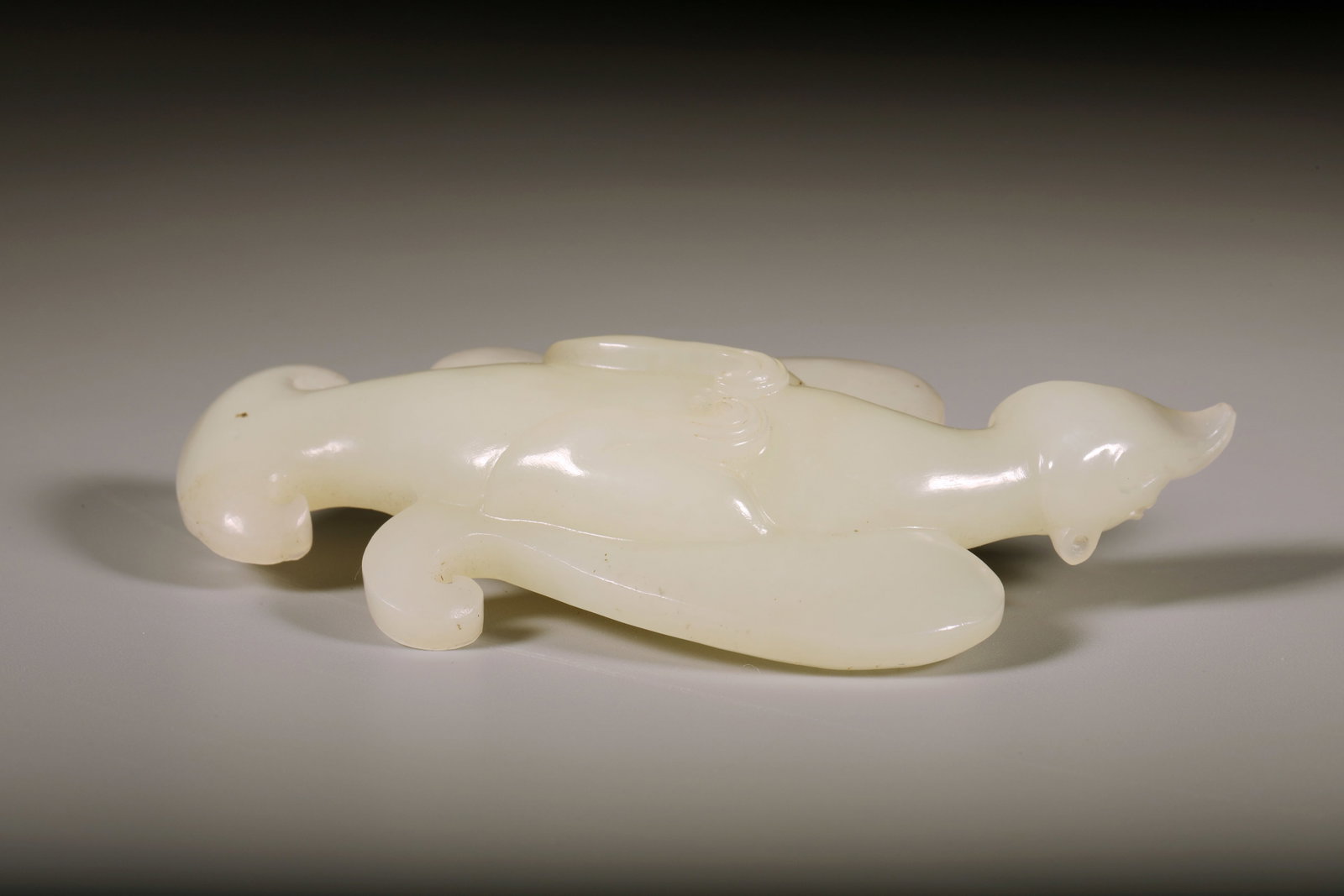 A WHITE JADE 'PHOENIX' PENDANT - 6