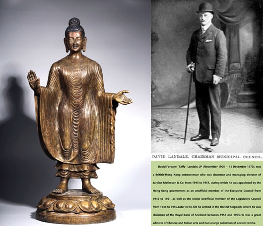 A BRONZE FIGURE OF STANDING BUDDHA, MAHAVAIROCANA (1 of 12)