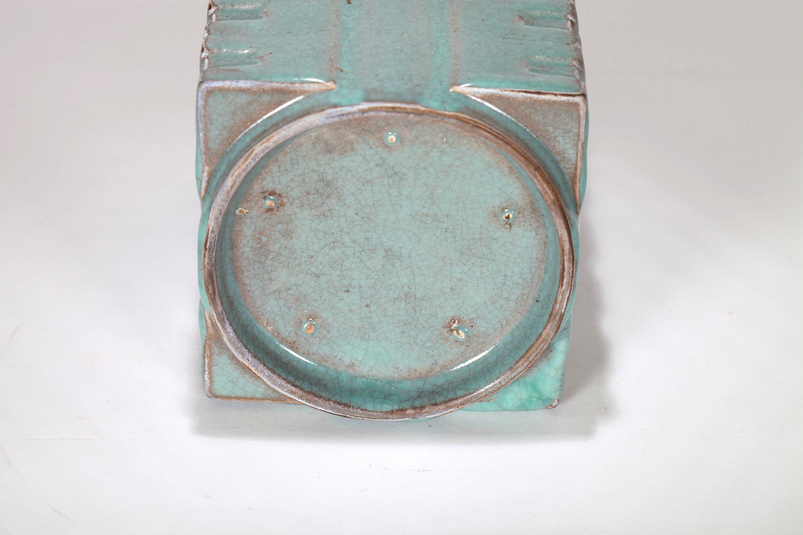 A RARE RU WARE CONG-FORM VASE - 8