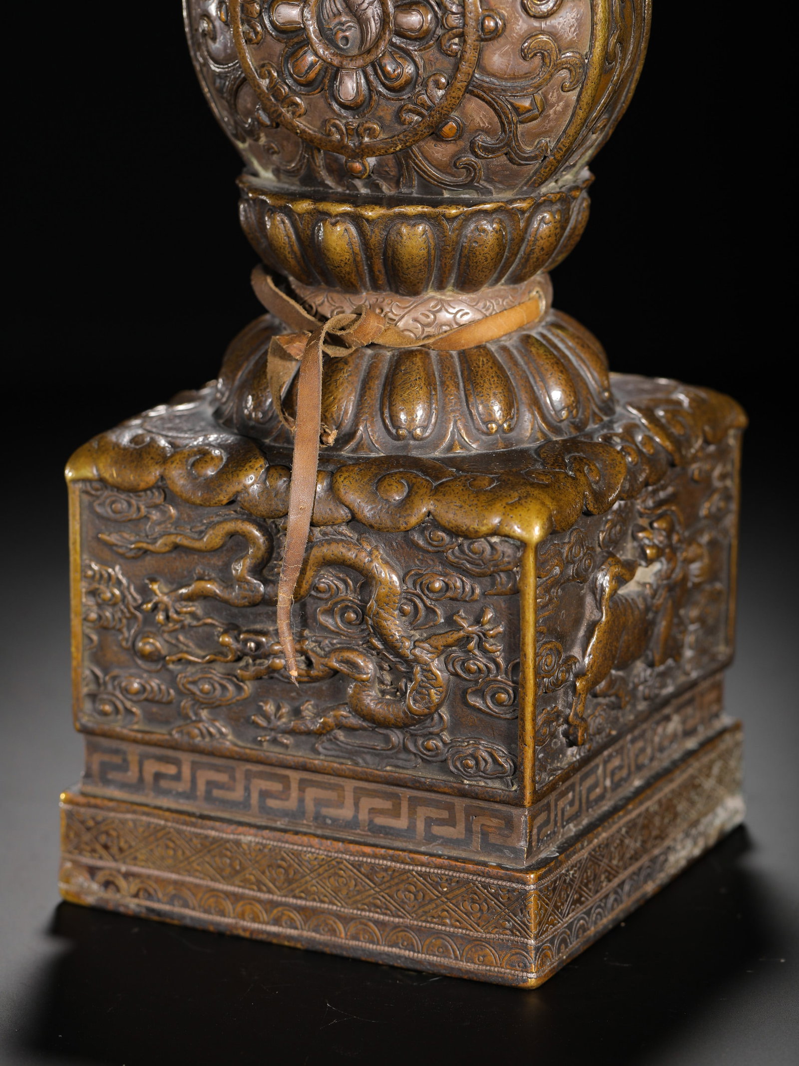 BRONZE BUDDHIST CAROUSEL SEALS - 10