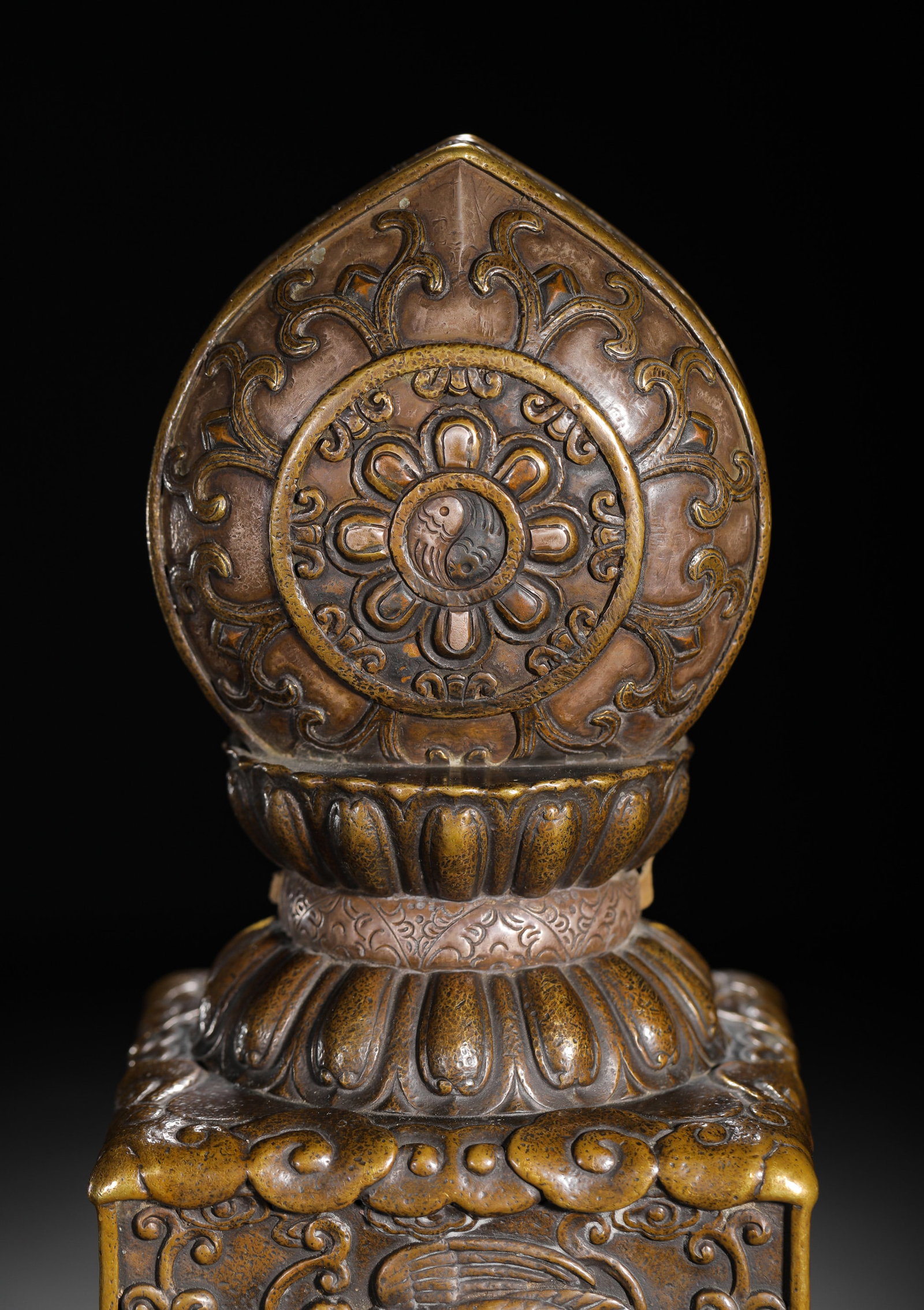 BRONZE BUDDHIST CAROUSEL SEALS - 2