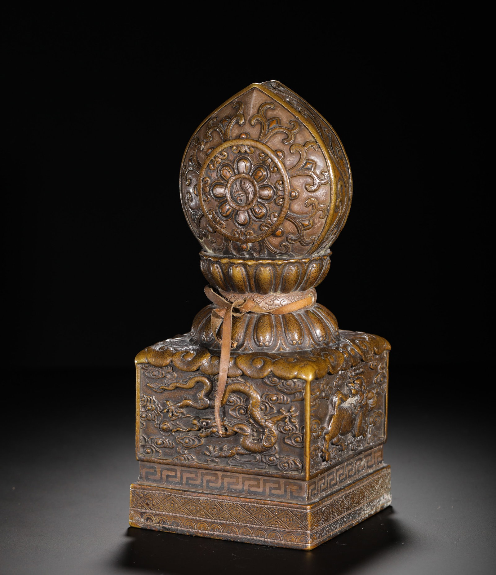 BRONZE BUDDHIST CAROUSEL SEALS - 8