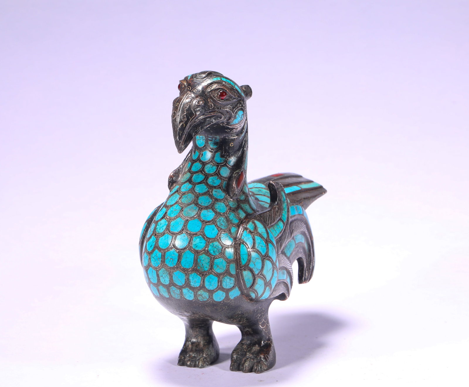 A GEM-INLAID AUSPICIOUS BIRD - 4
