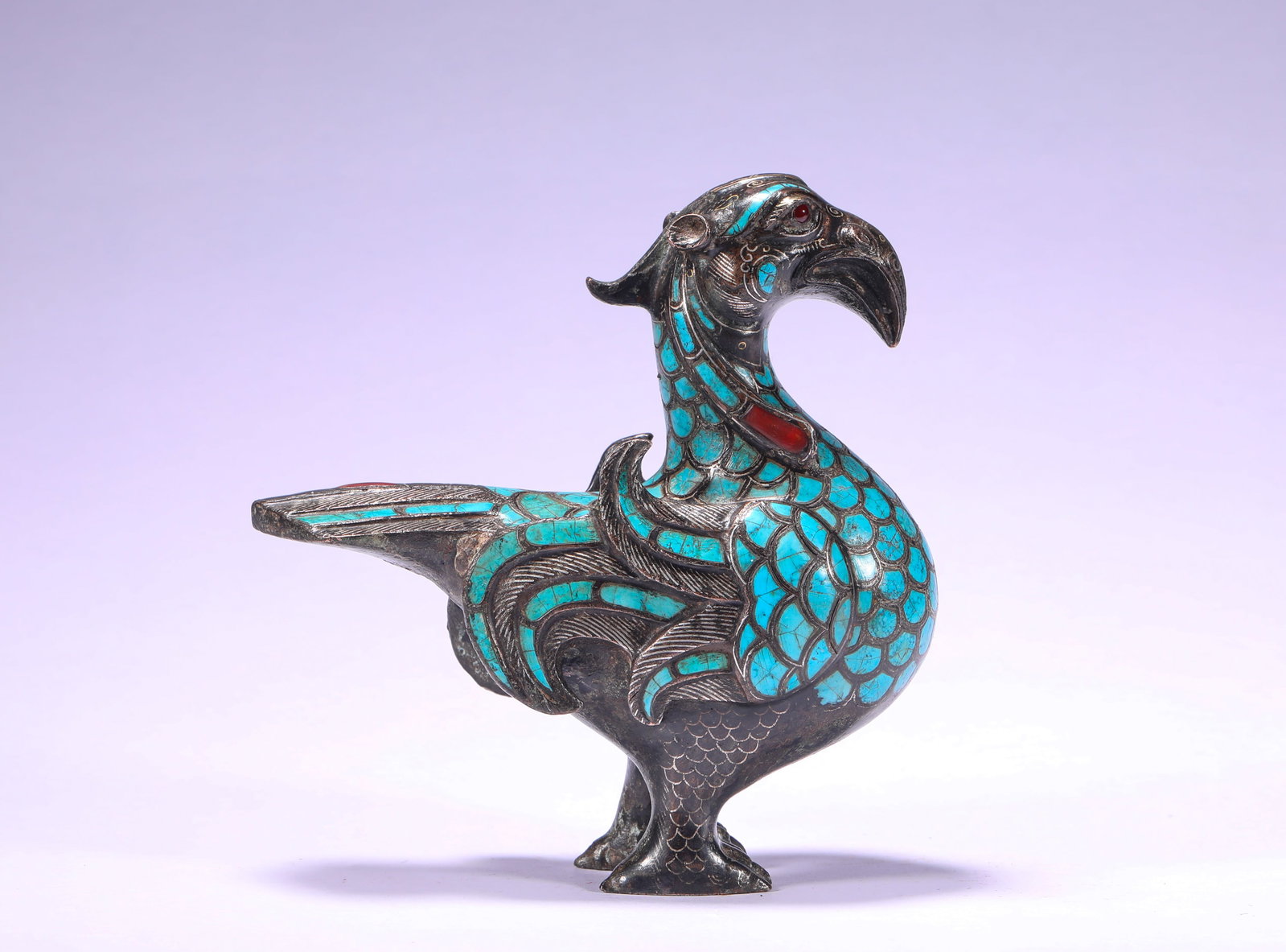 A GEM-INLAID AUSPICIOUS BIRD - 5