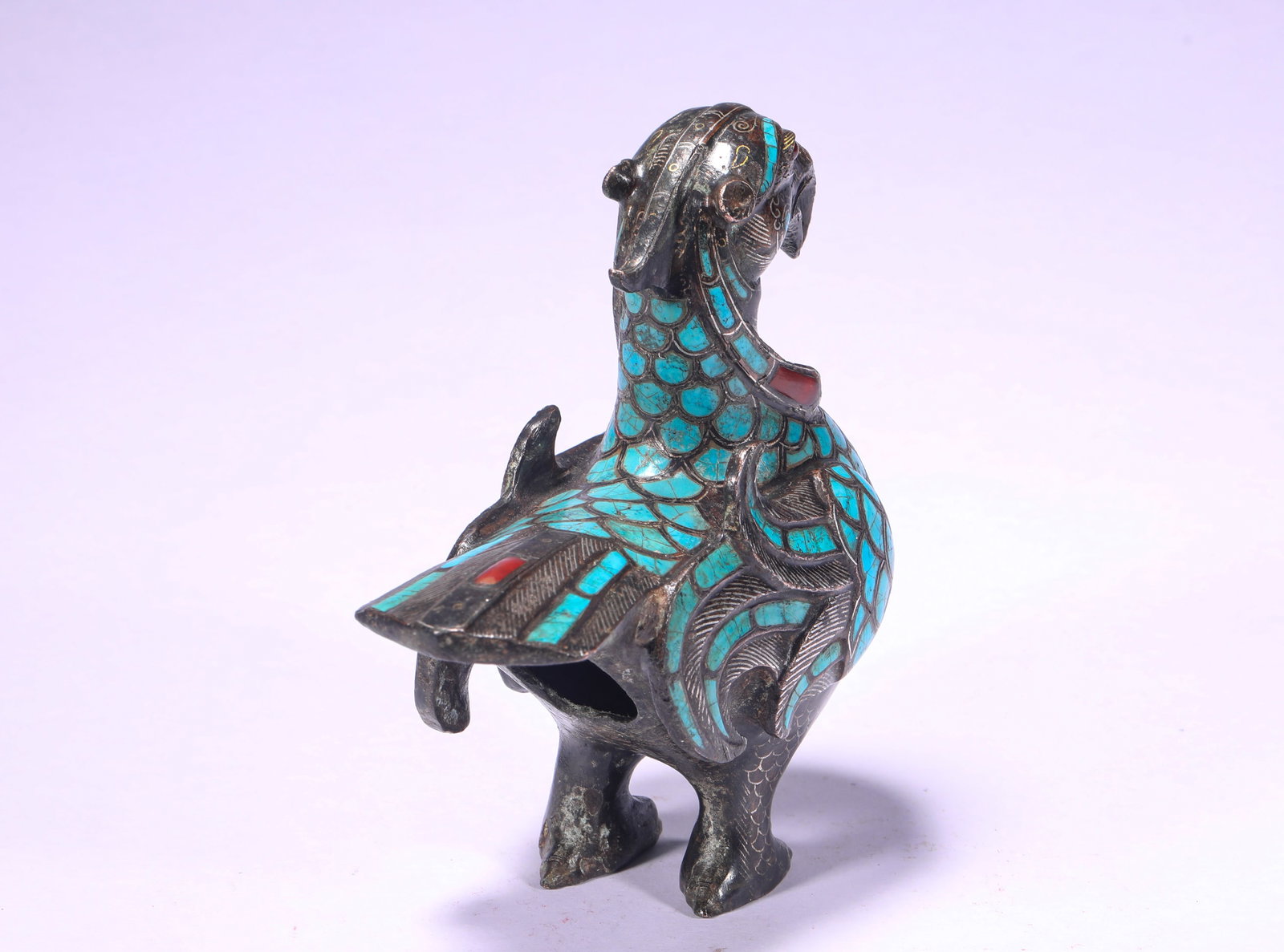 A GEM-INLAID AUSPICIOUS BIRD - 6