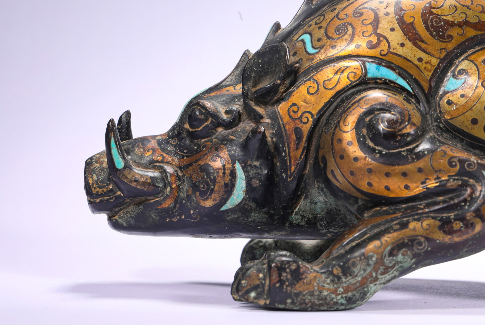 BRONZE GILDED AUSPICIOUS BEAST - 2