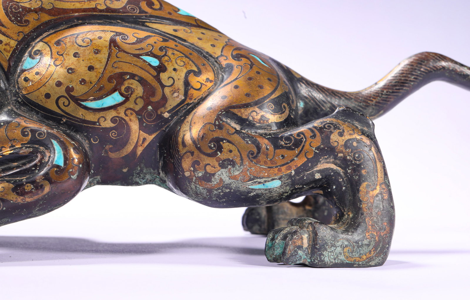 BRONZE GILDED AUSPICIOUS BEAST - 3