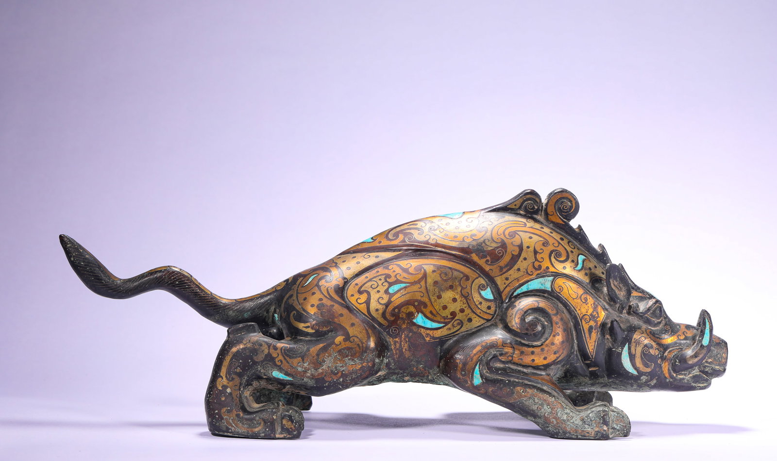 BRONZE GILDED AUSPICIOUS BEAST - 5