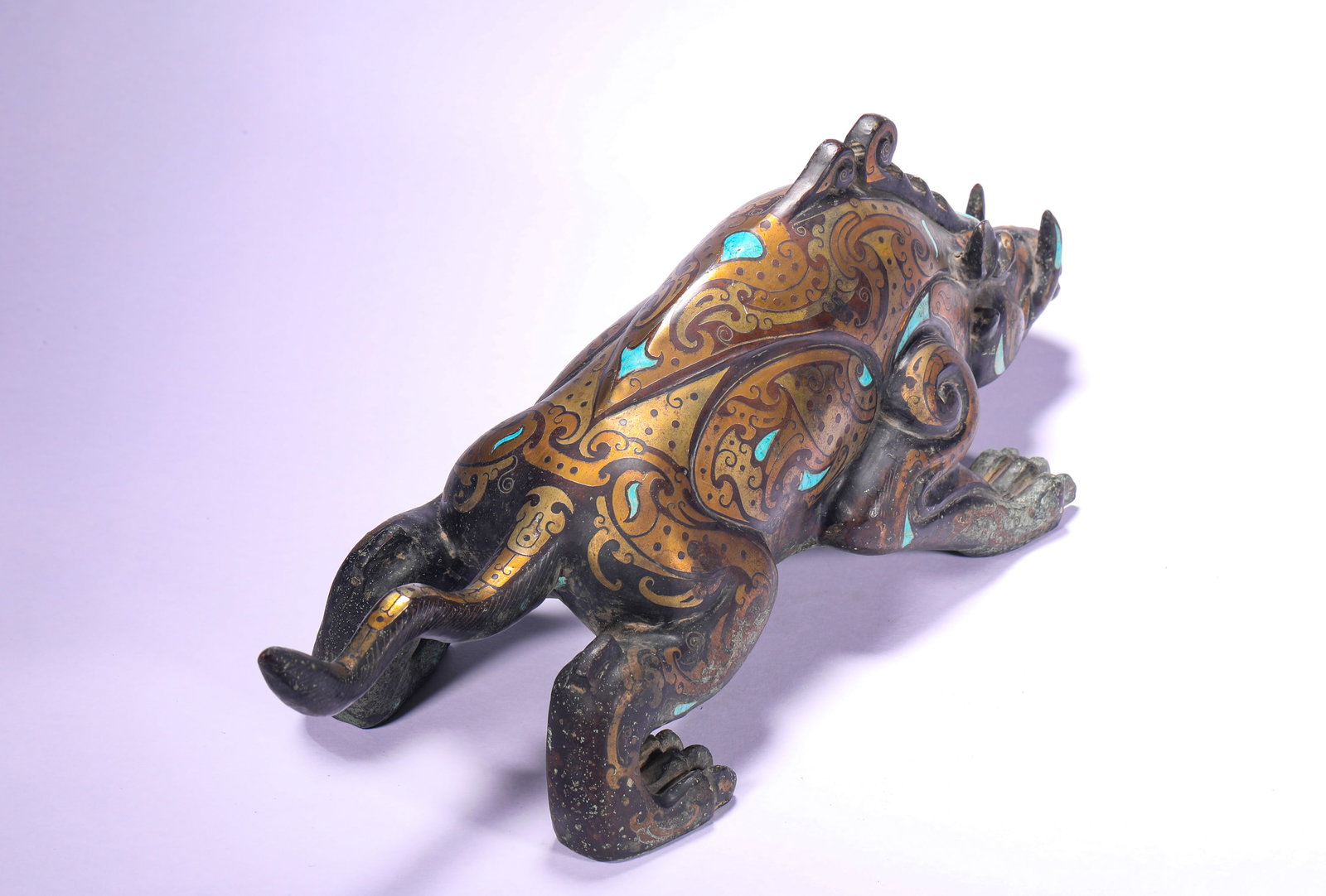 BRONZE GILDED AUSPICIOUS BEAST - 6