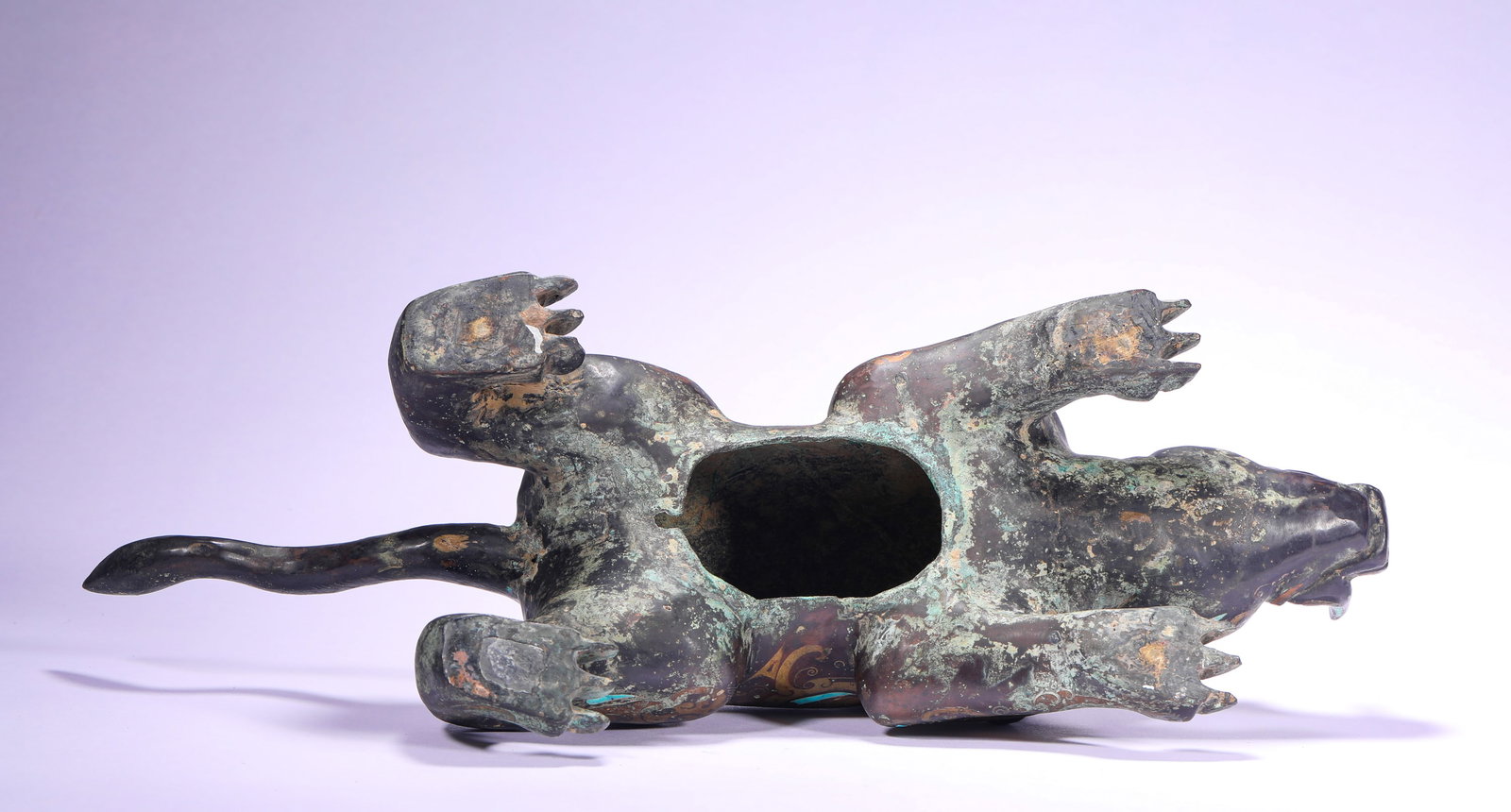BRONZE GILDED AUSPICIOUS BEAST - 7