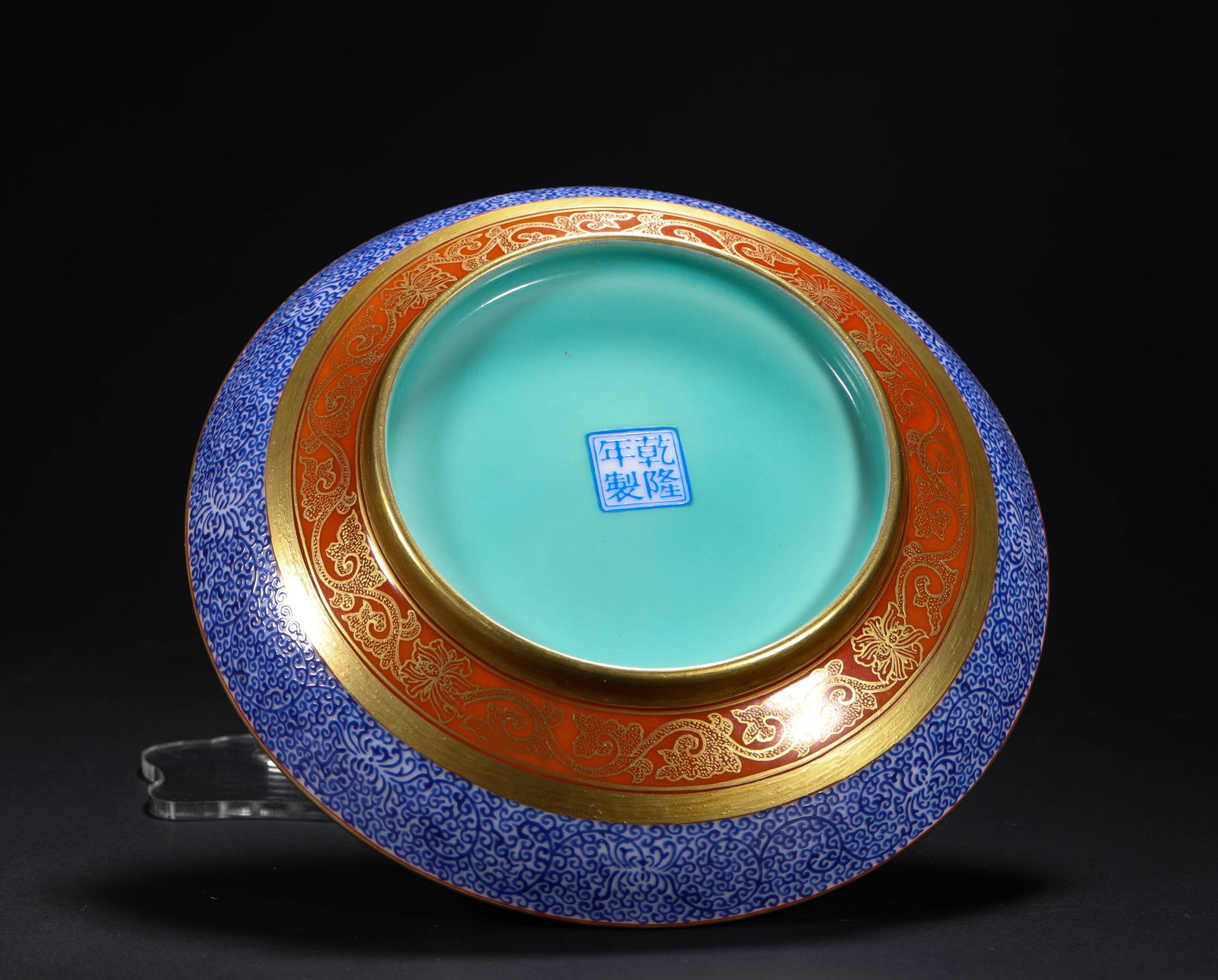 ENAMEL FIGURE PLATE - 5