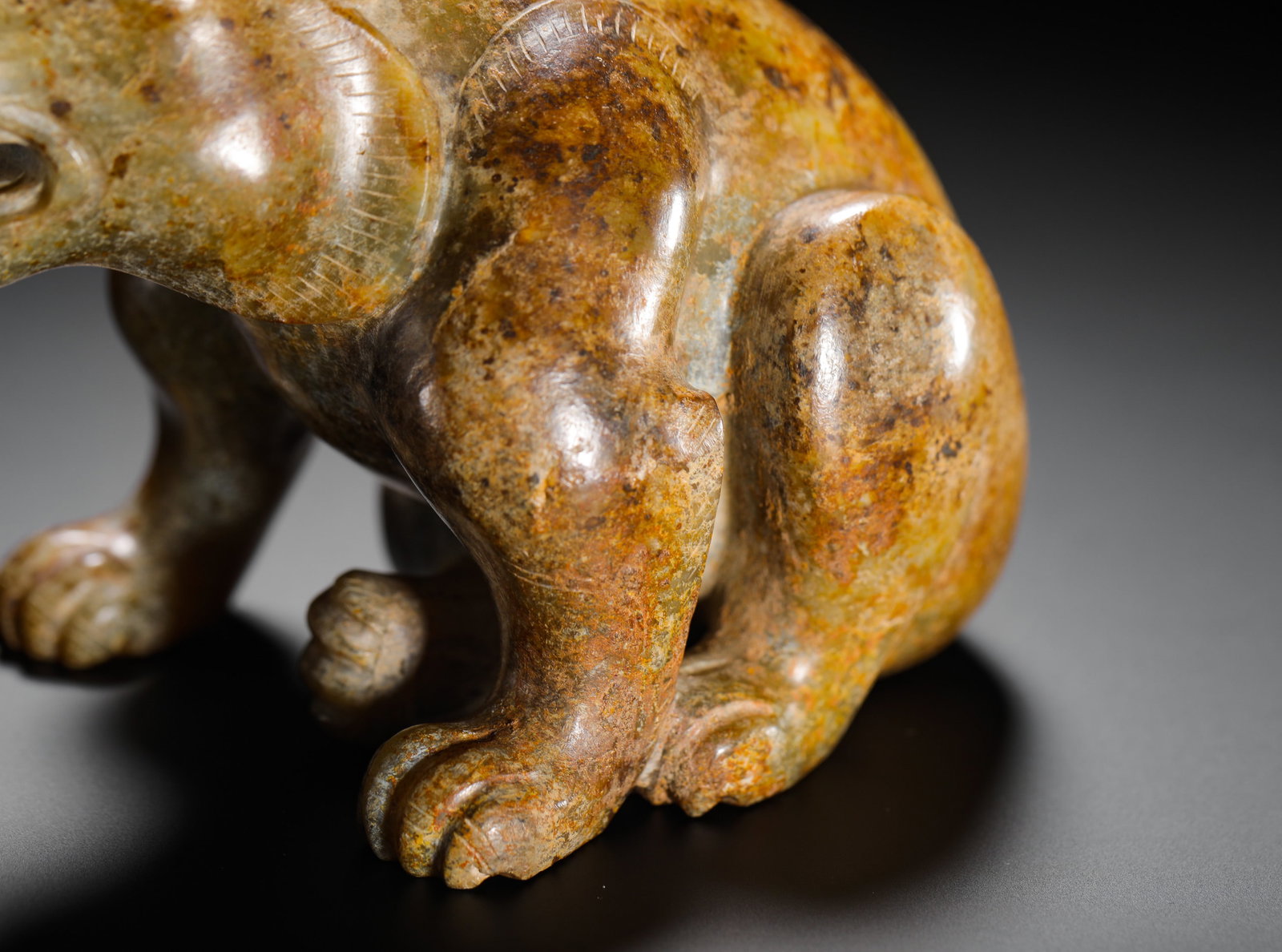HETIAN JADE BEAR - 3