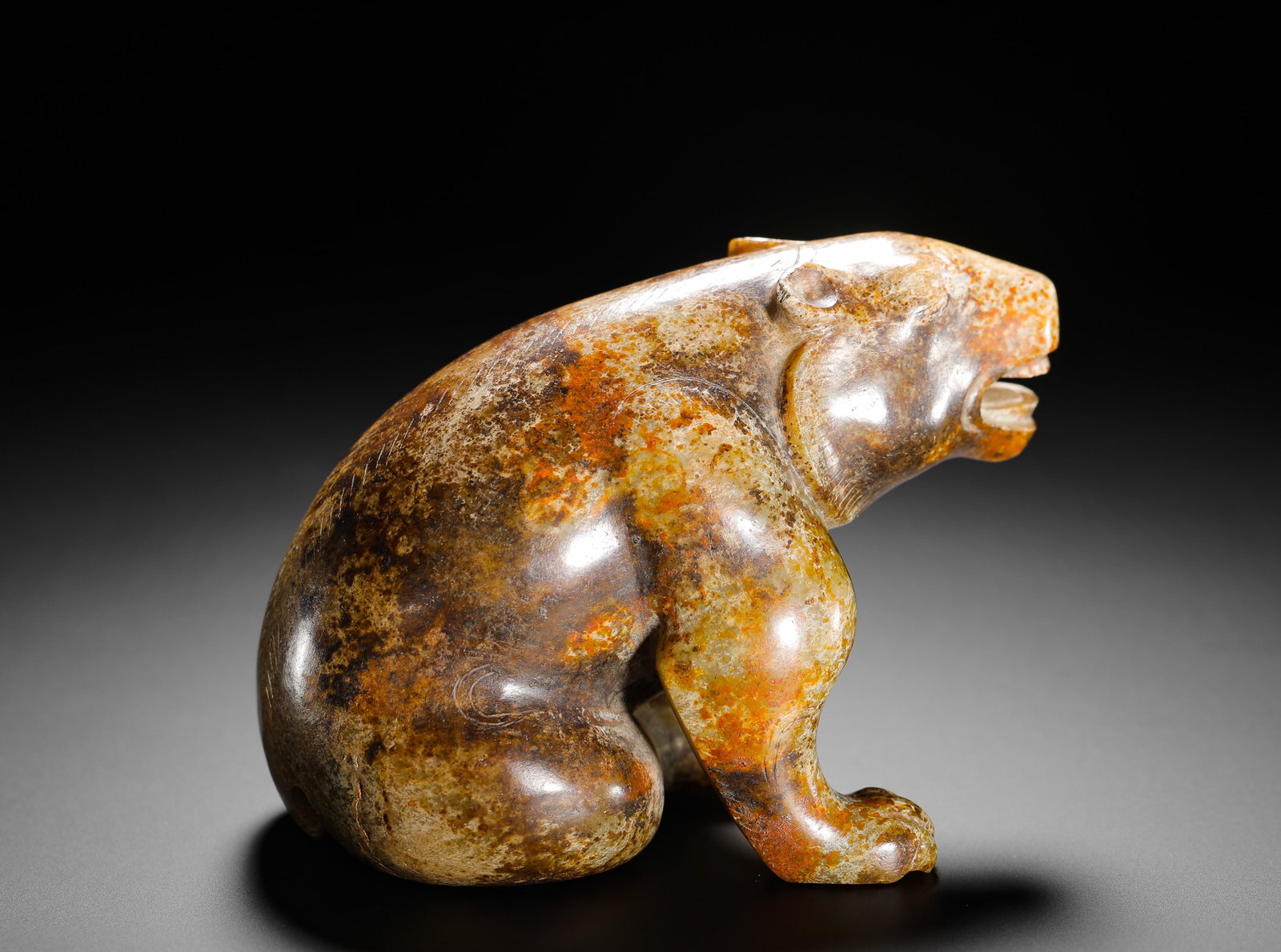 HETIAN JADE BEAR - 4