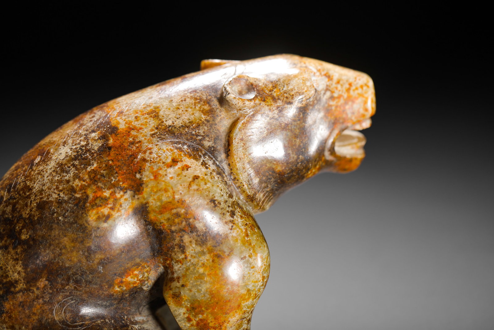 HETIAN JADE BEAR - 5